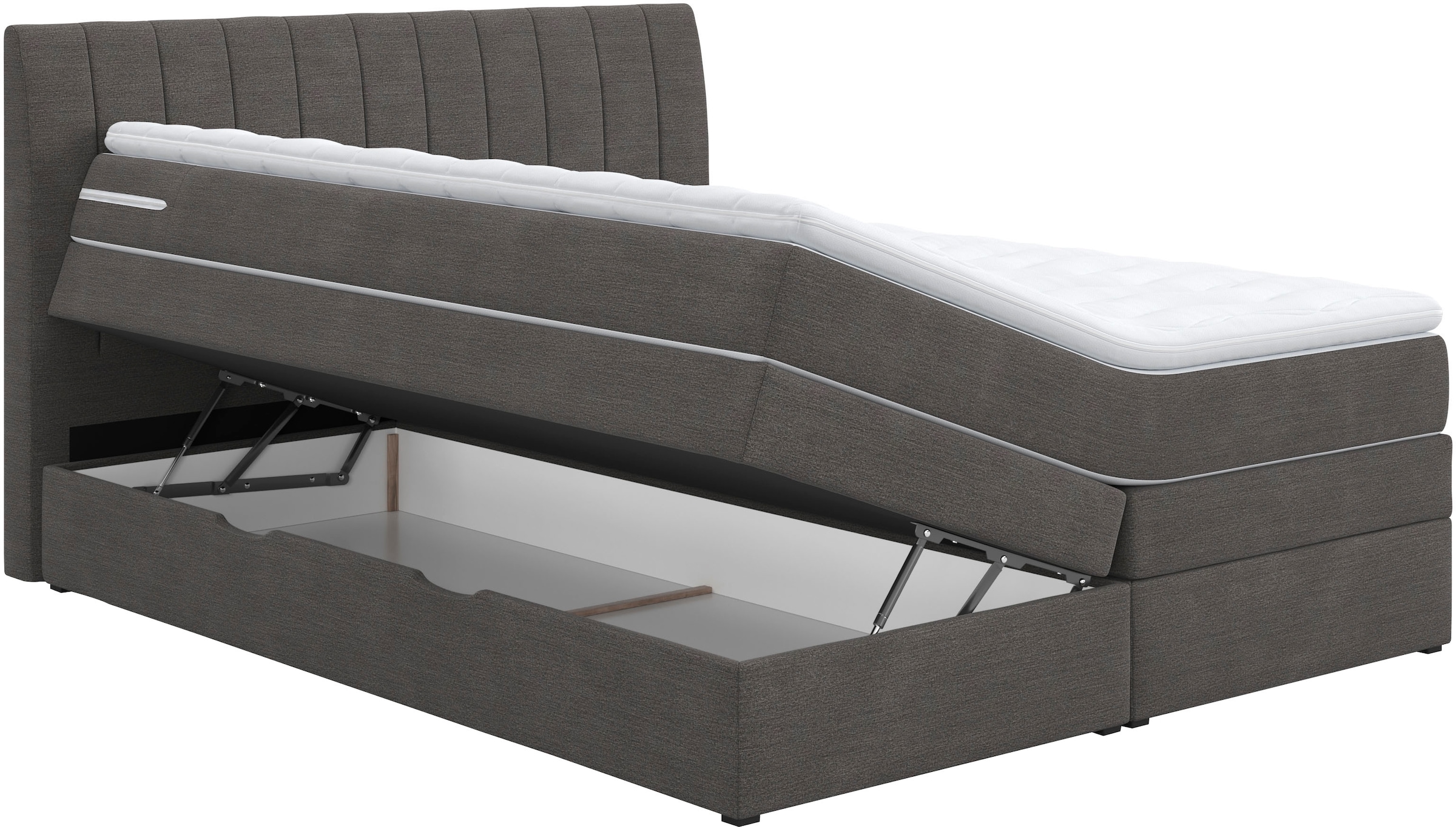 COTTA Boxspringbett »Shark inkl. Bettkasten und Topper«, erhältlich in den Breiten 140x200cm, 160x200cm und 180x200cm