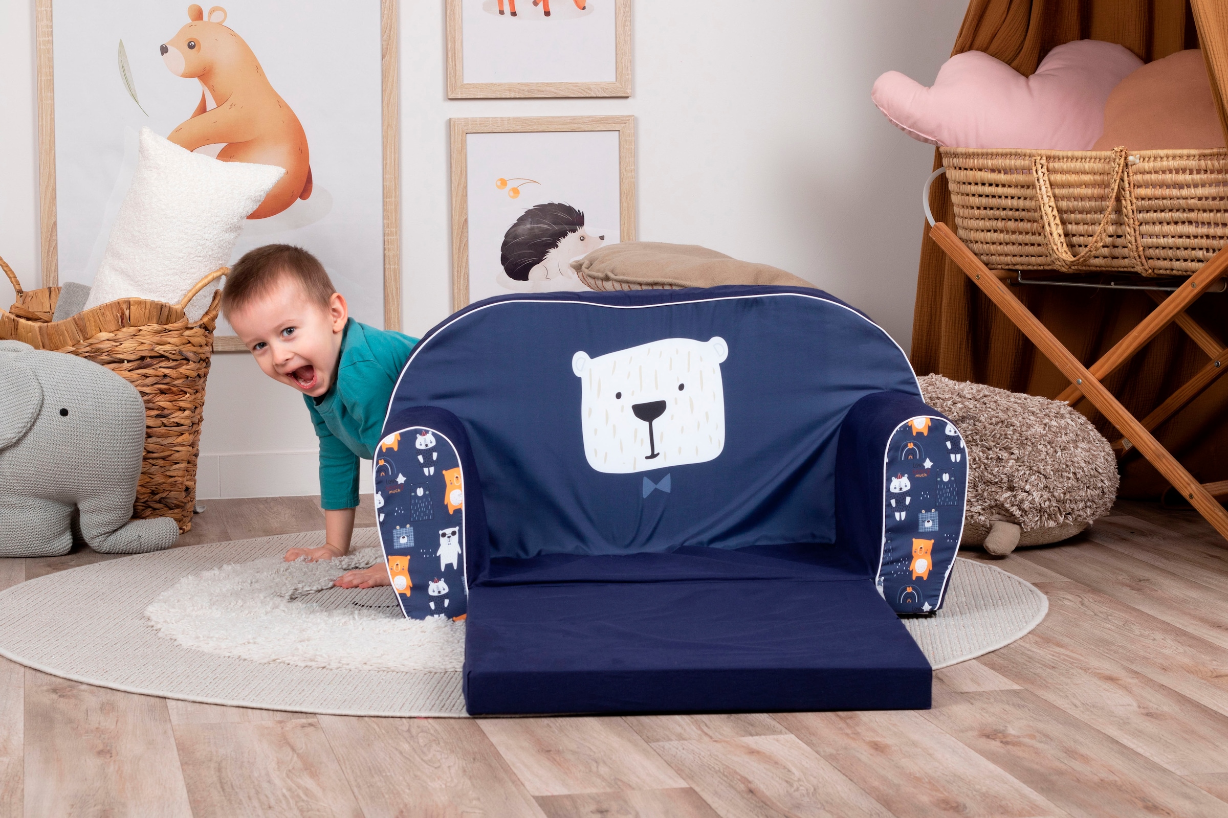 Knorrtoys® Sofa »Pretty bear«, für Kinder; Made in Europe