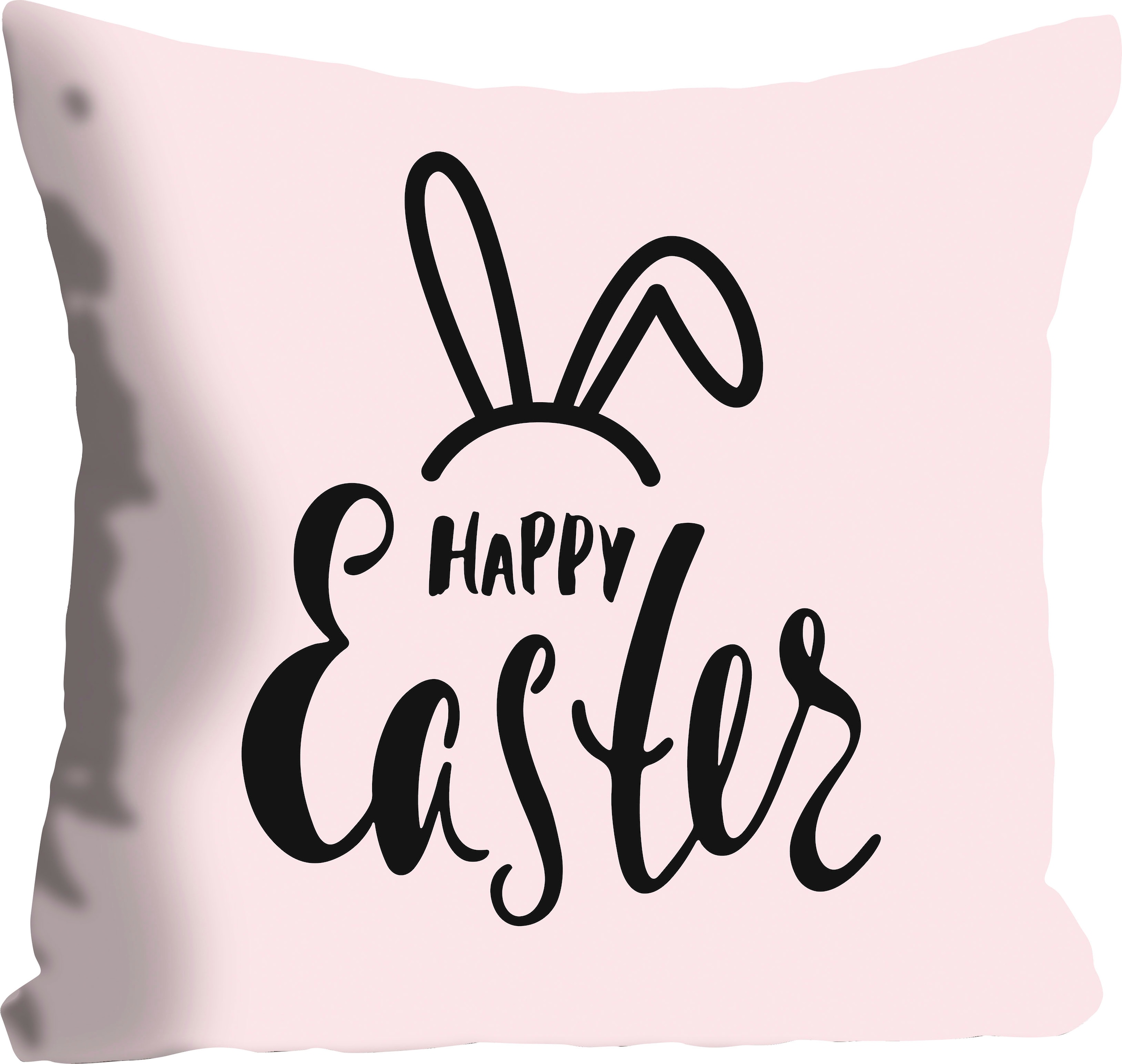 queence Dekokissen »Happy Easter rosa«, Kissenhülle,Happy Easter,Hasenohren günstig online kaufen