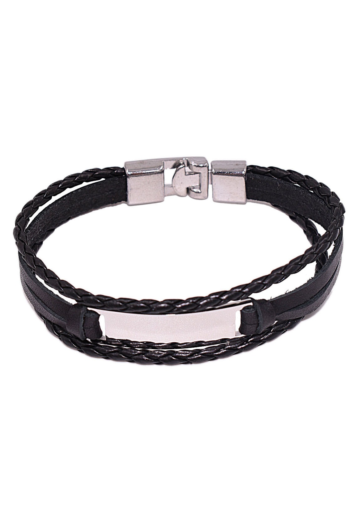 Firetti Lederarmband »Schmuck Geschenk Armschmuck ID-Armband- Optik«, Made in Germany