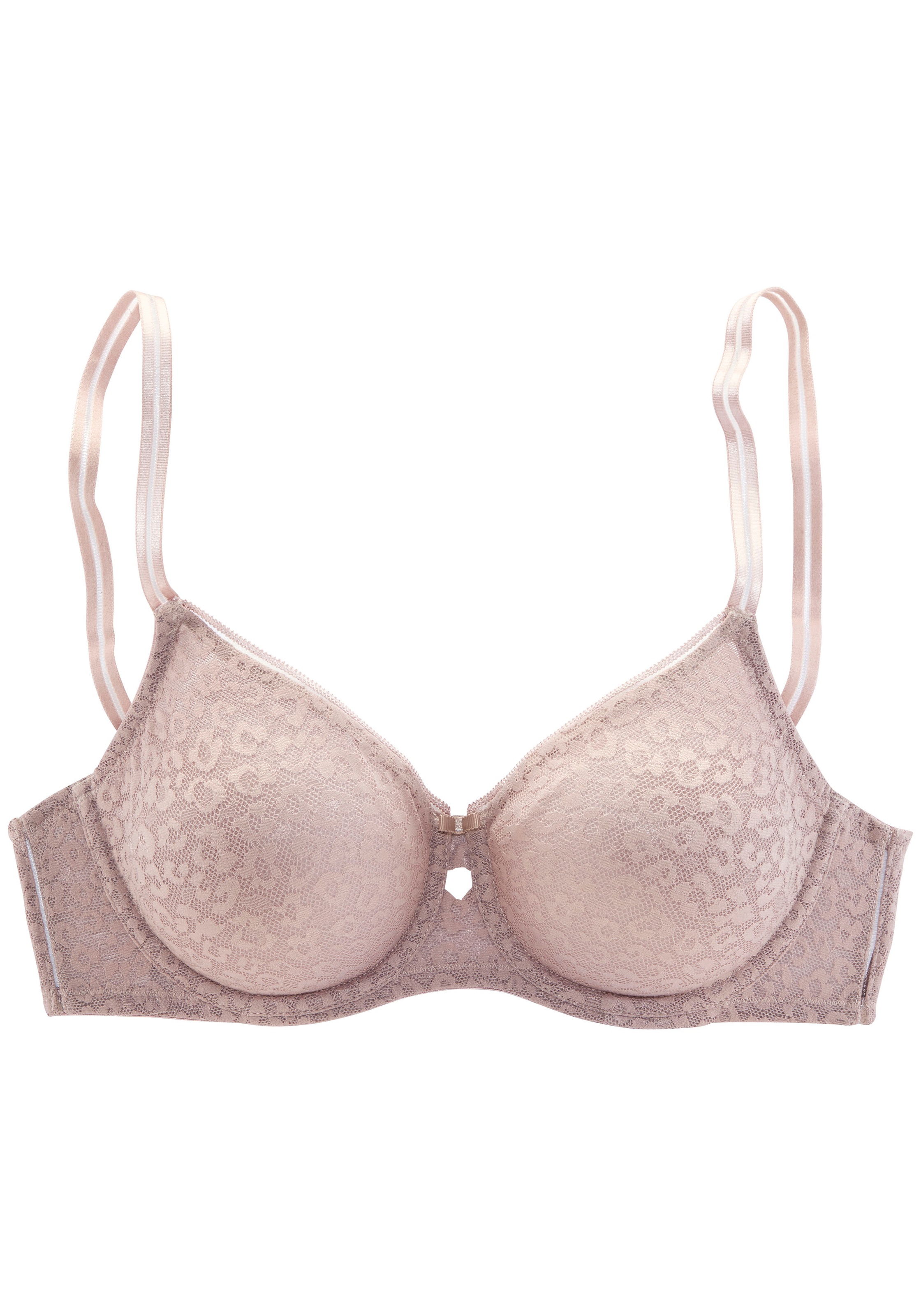 Nuance Minimizer-BH, mit Bügel aus schöner Allover-Jacquardspitze im angesagten Leo-Look