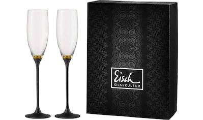 Eisch Sektglas »Champagner Exklusiv«, (Set, 2 tlg.), Echtgoldauflage, Teilveredelung... kaufen