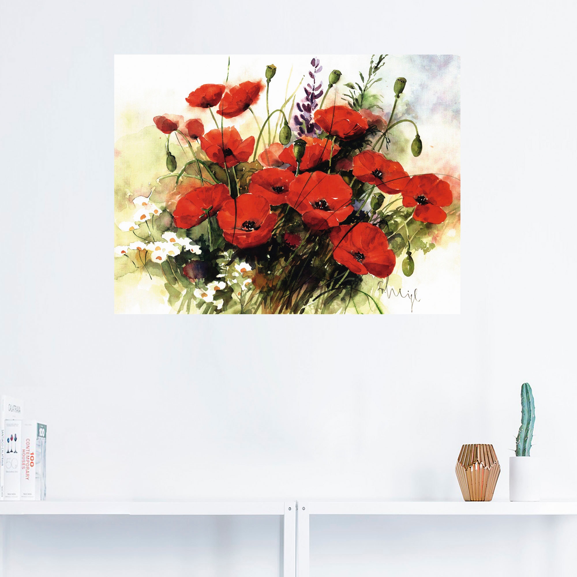 Artland Wandbild »Blumen Zusammenstellung III«, Blumen, (1 St.), als Leinwa günstig online kaufen