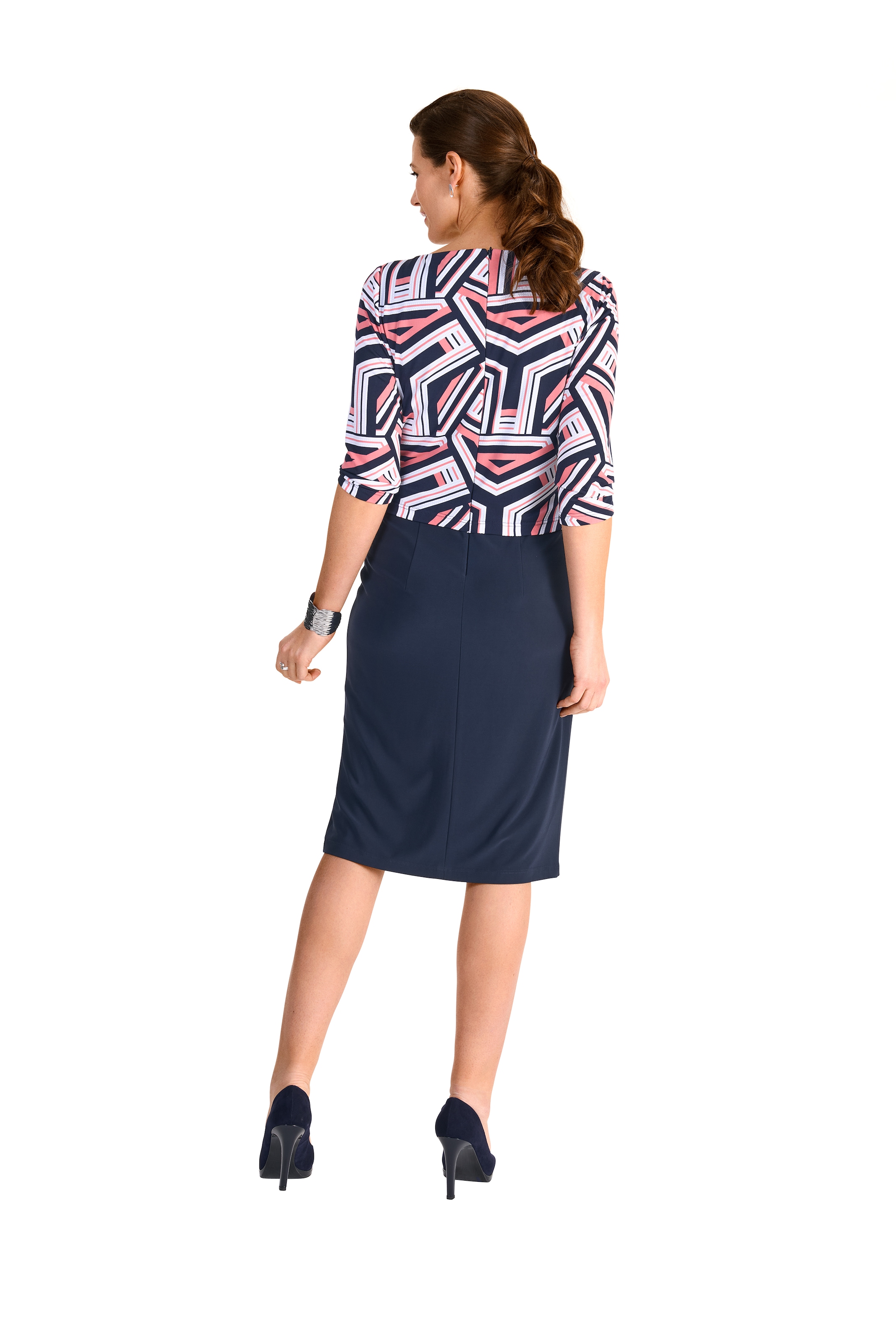 HERMANN LANGE Collection Midikleid, in 2 -teiliger Optik
