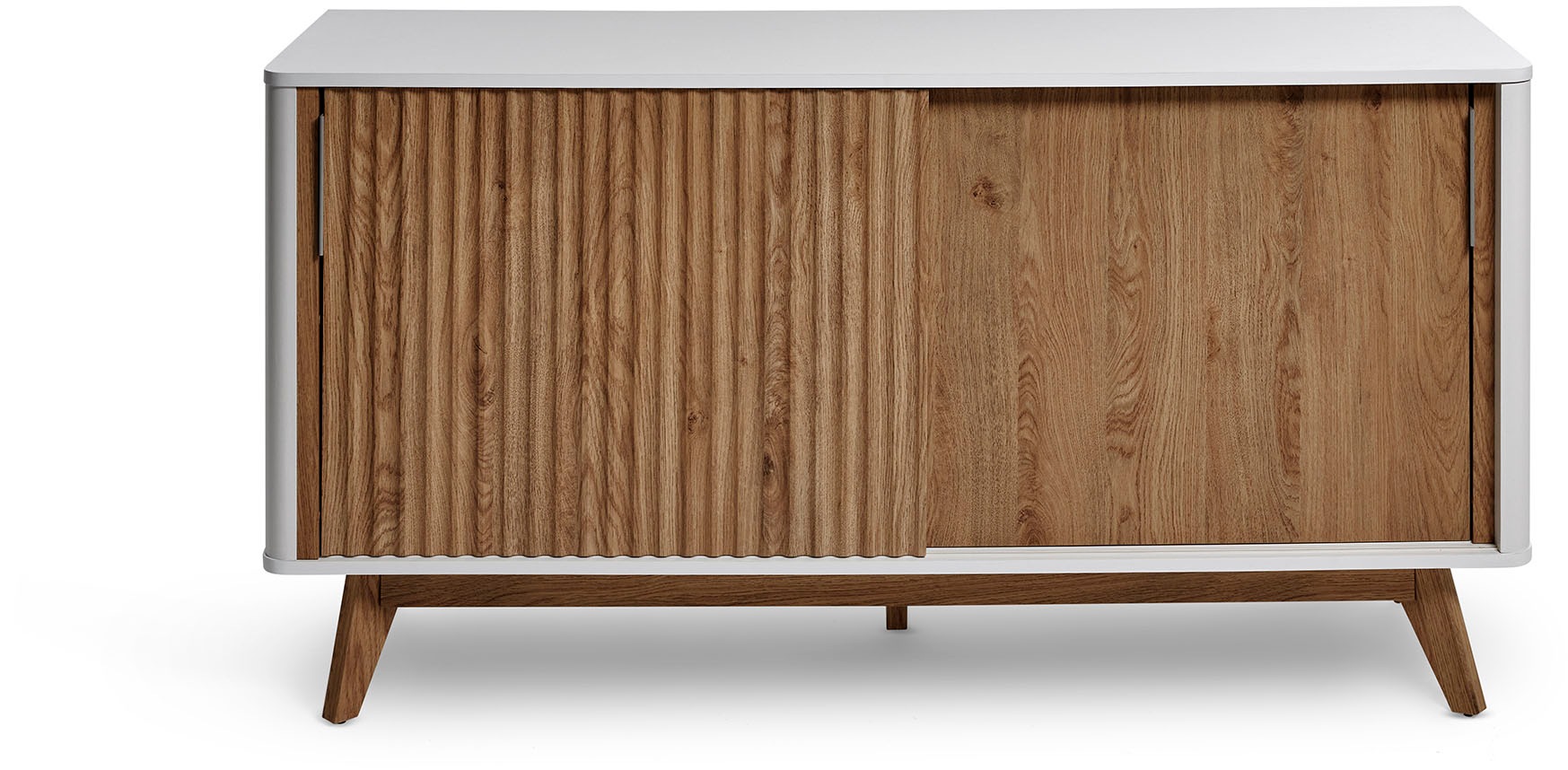 Jahnke Sideboard »WAVE SBS 145«, (1 St.), Retro-Stil, mit 2 Schiebetüren, ca. 148 cm