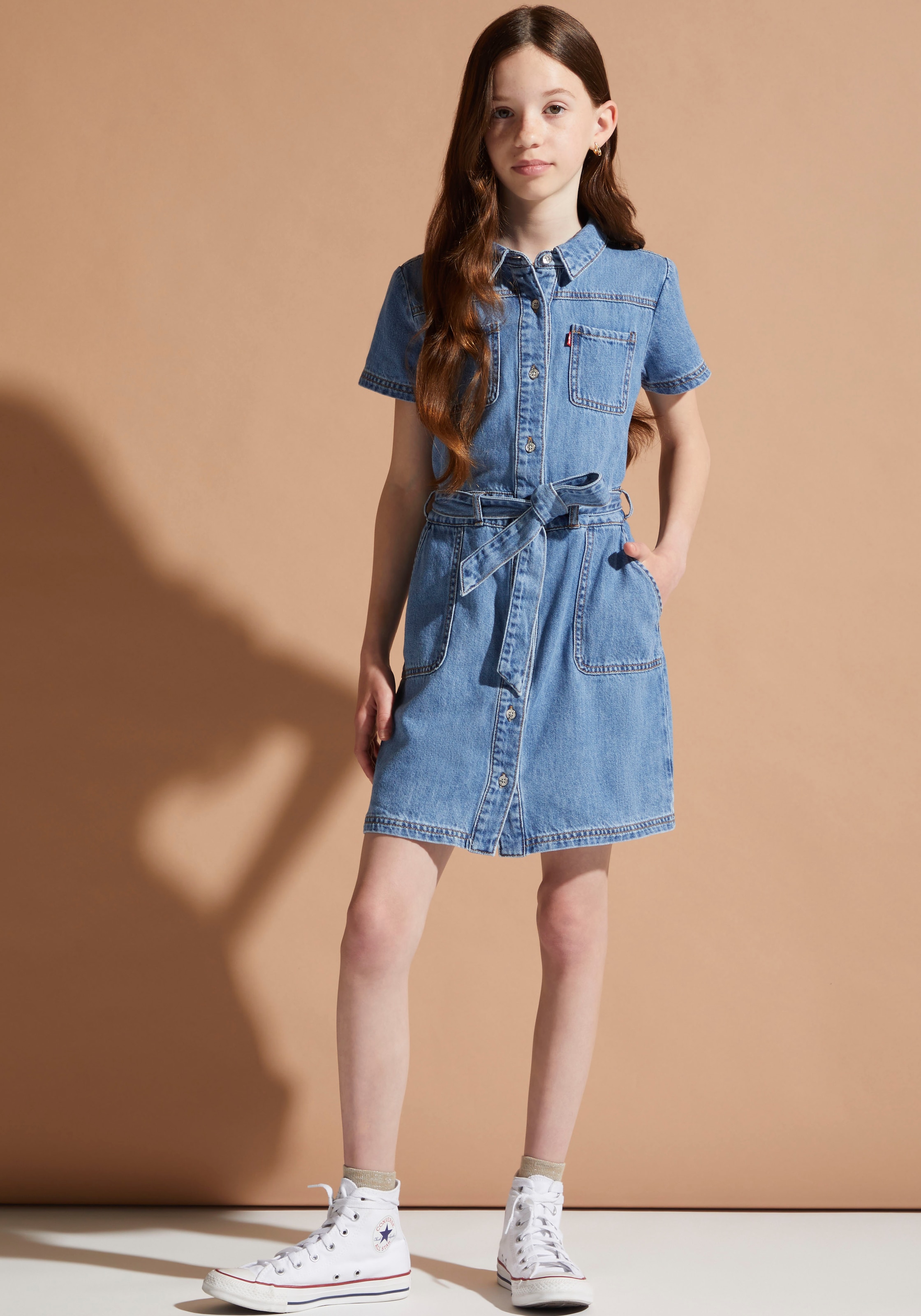 Levi's® Kids Jeanskleid »LVG ORGANIC UTILITY DRESS«, for GIRLS