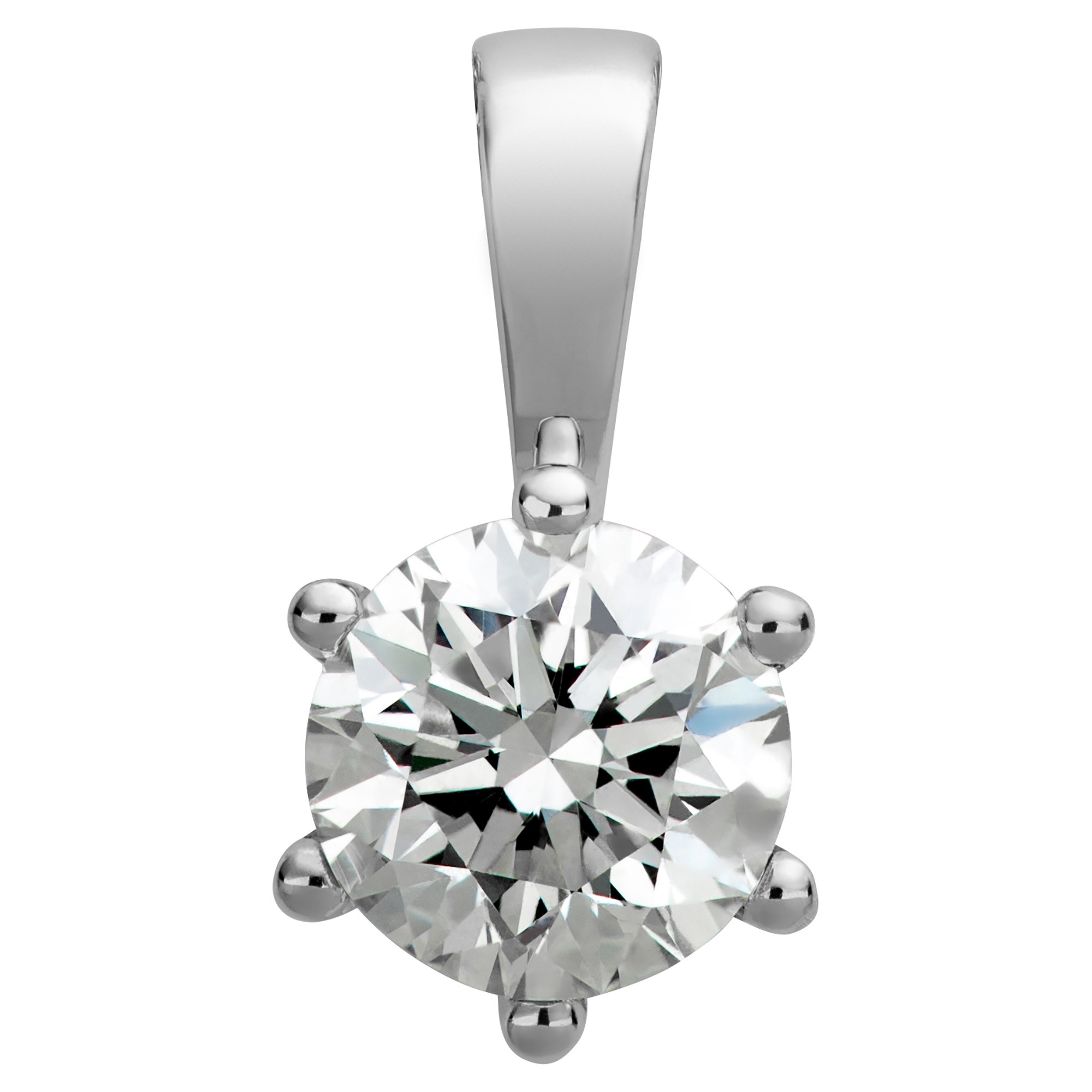 Orolino Kette mit Anhänger »750/- Weißgold 1 Brillant 0,50 ct.«
