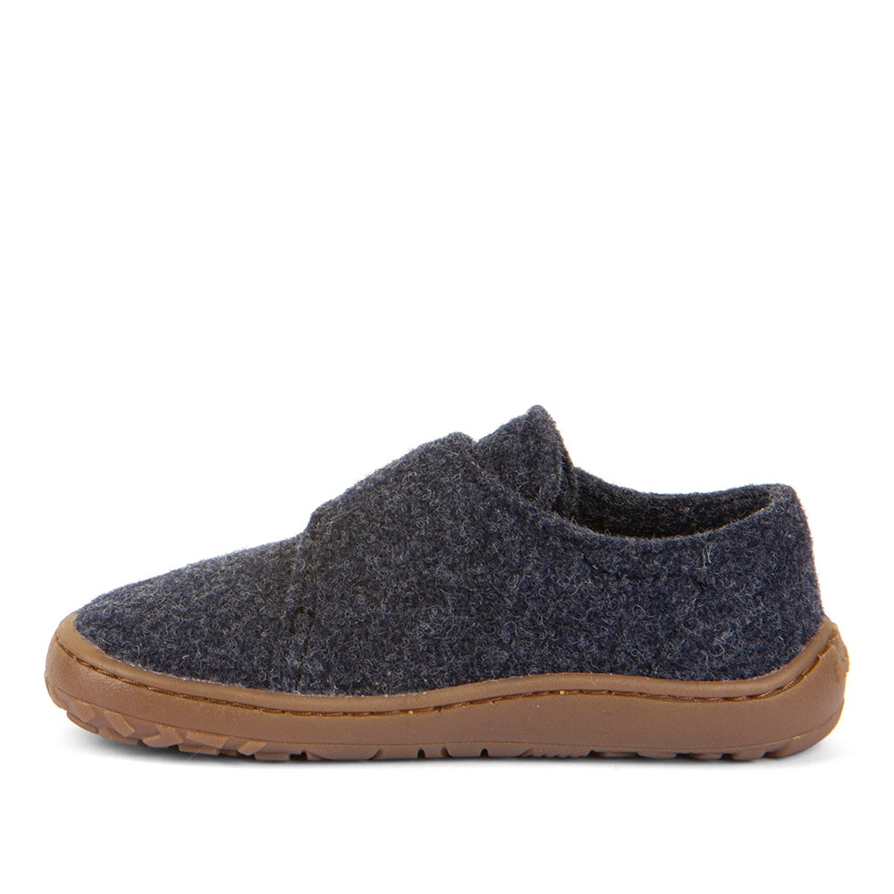 froddo® Hausschuh »BAREFOOT WOOLY«, Klettschuh, Kindergartenschuh mit Wollfutter