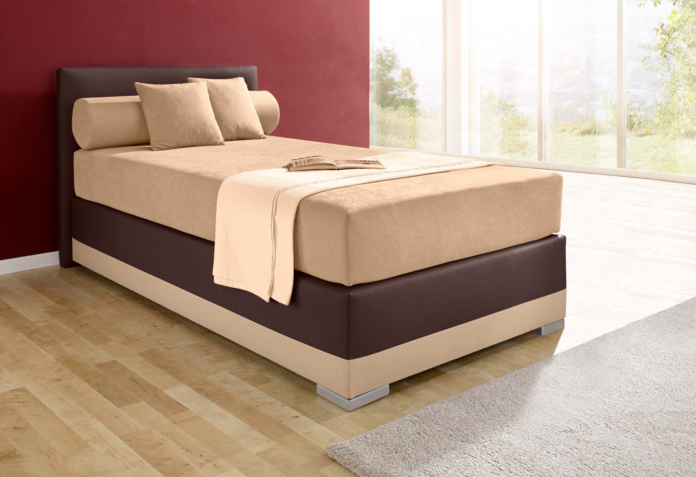 Maintal Boxspringbett »Lago« in 3 verschiedenen Matratzenarten, H2 oder H3 günstig online kaufen