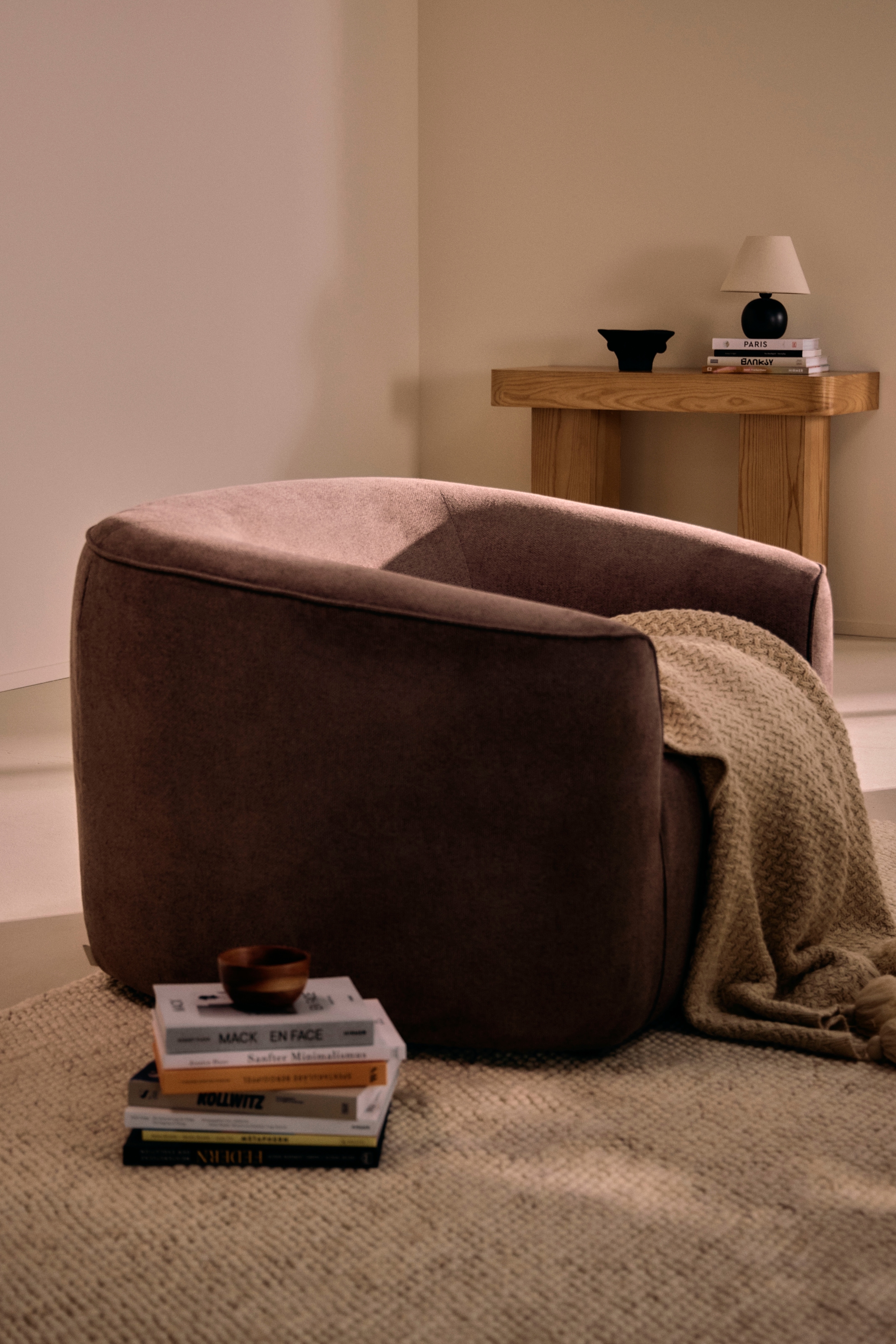 LeGer Home by Lena Gercke Sessel »LYZA Relaxsessel, Loungesessel, Maße B/T/H: 113/95/71 cm«, organische Form, mit Wellenunterfederung, gemütlich und modern