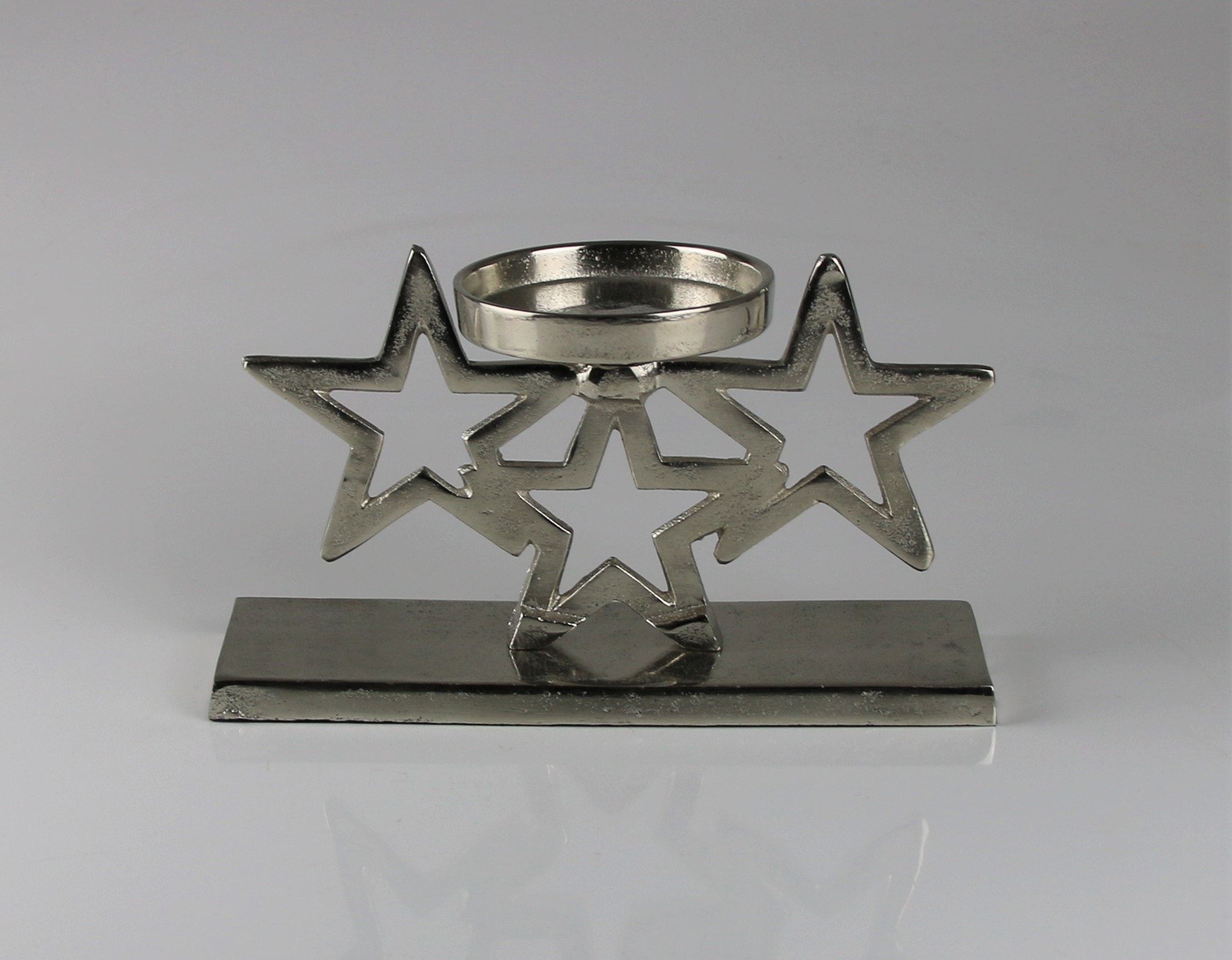 AM Design Kerzenständer »aus Aluminium« BxH: 12x24 cm günstig online kaufen