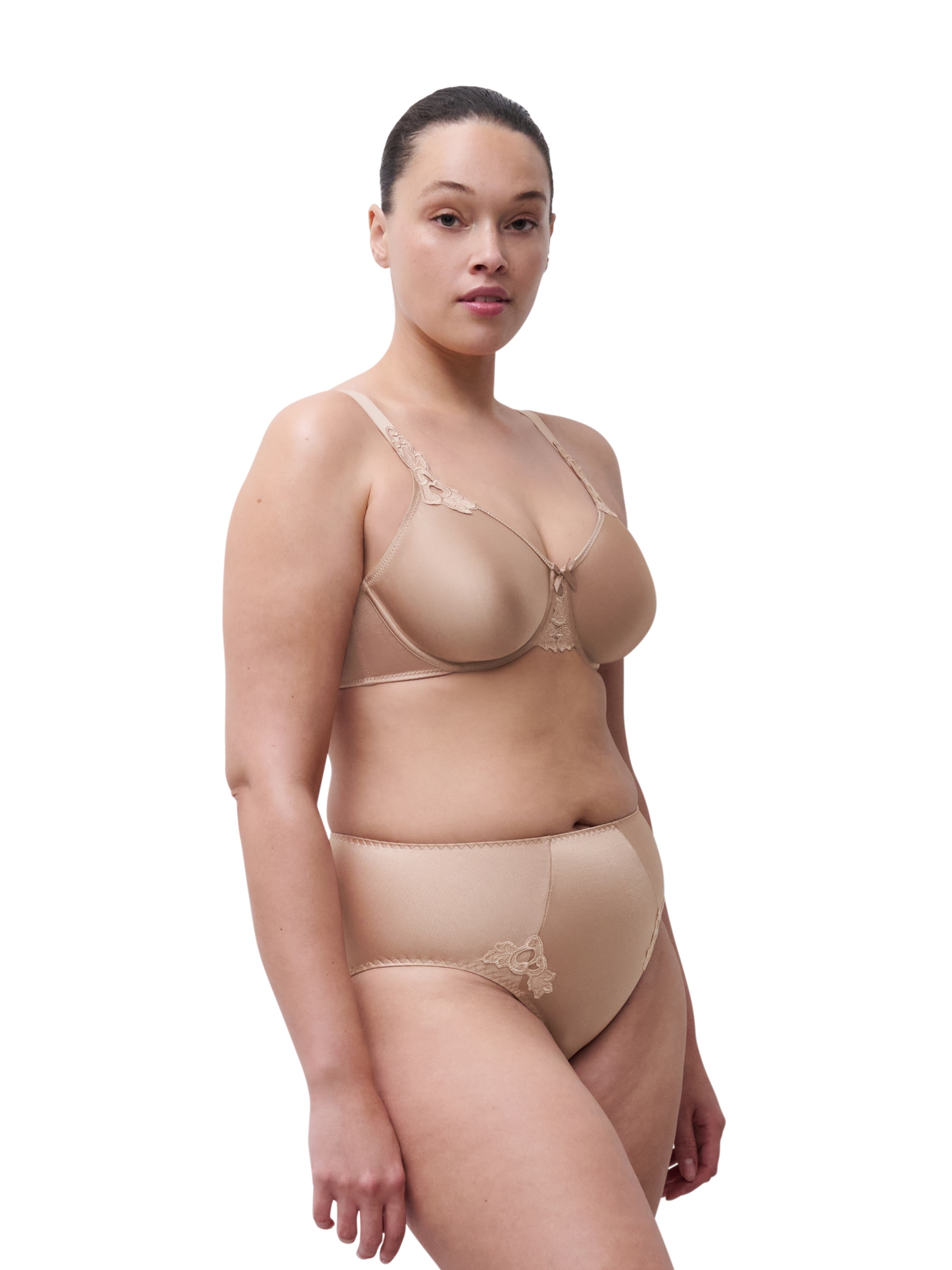 Chantelle Slip »HEDONA« blickdichtes Gewebe, Guipure Spitze