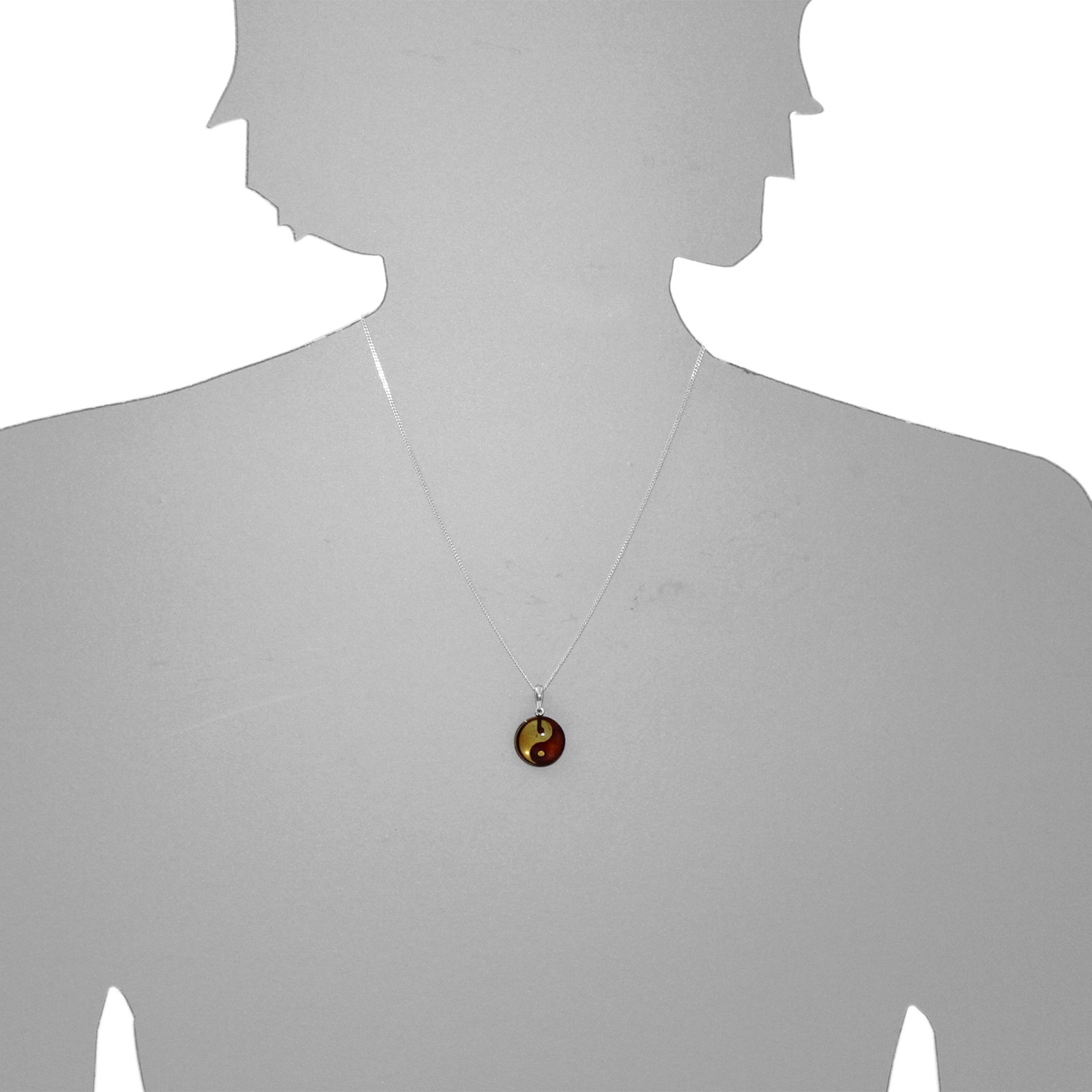 OSTSEE-SCHMUCK Kettenanhänger »Ostsee-Schmuck Anhänger Yin-Yang Anhänger Yin-Yang« 1 Stk. tlg.