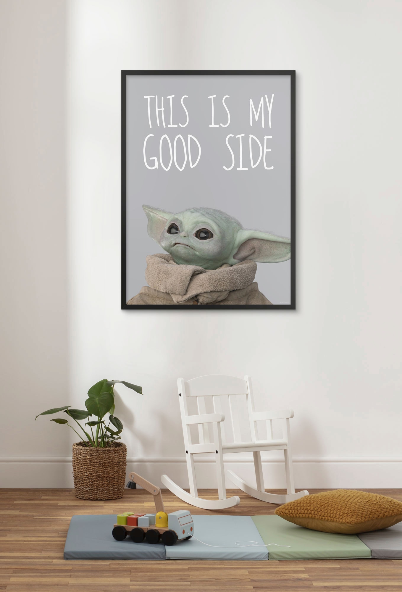 Komar Bild »Mandalorian The Child Chocolate Side«, Disney-Star Wars, (1 St. günstig online kaufen