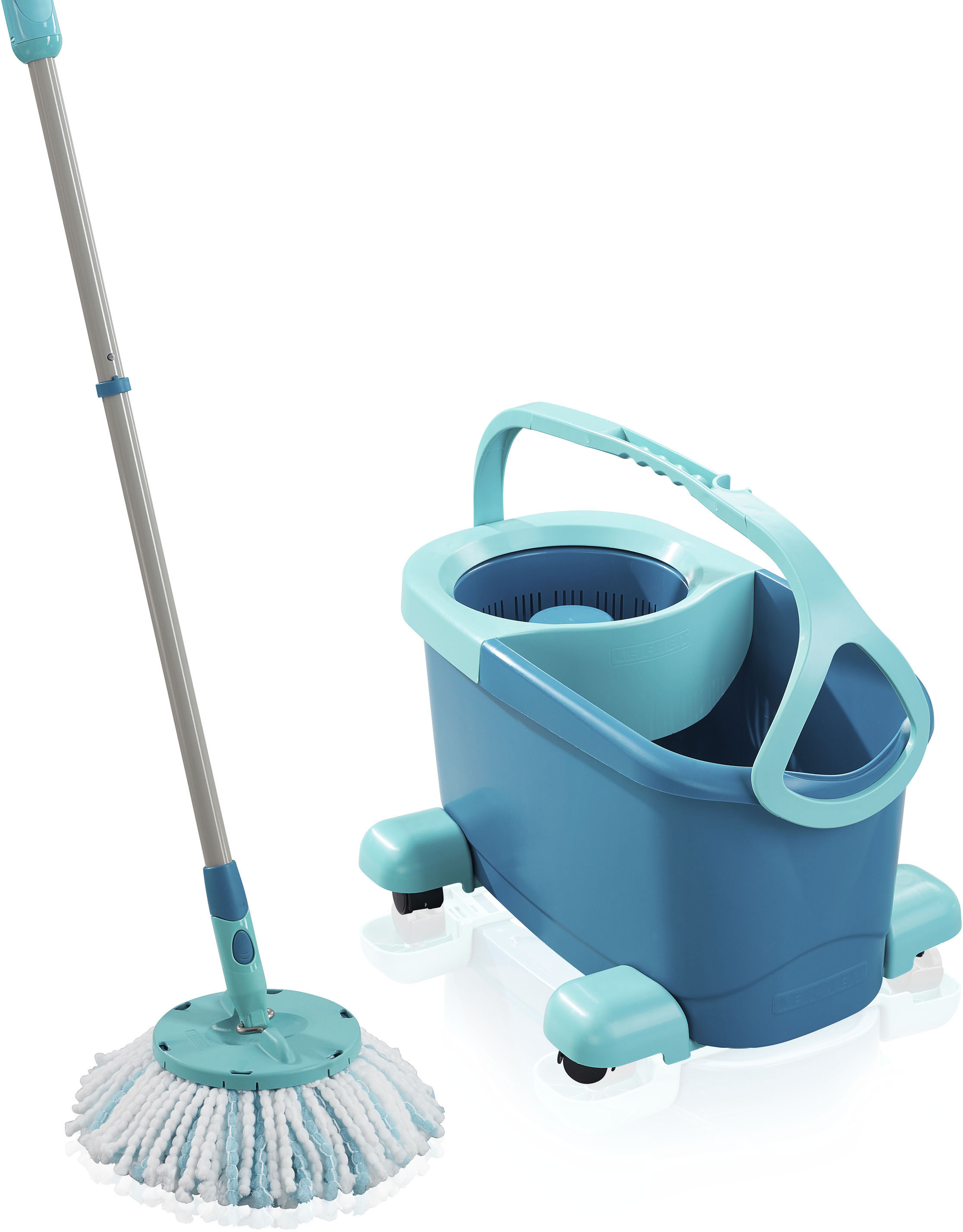 Bodenwischer-Set »Set CLEAN TWIST Disc Mop Ergo Mobile«, inkl. Rollwagen und Eimer