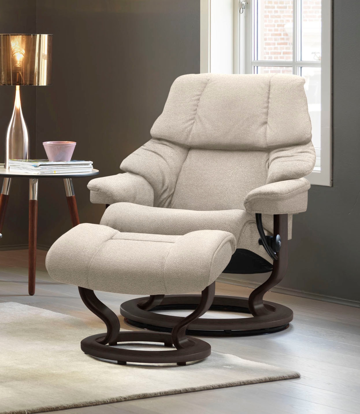 Stressless® Relaxsessel-Set »Reno«, mit Hocker, mit Classic Base, Größe S, günstig online kaufen