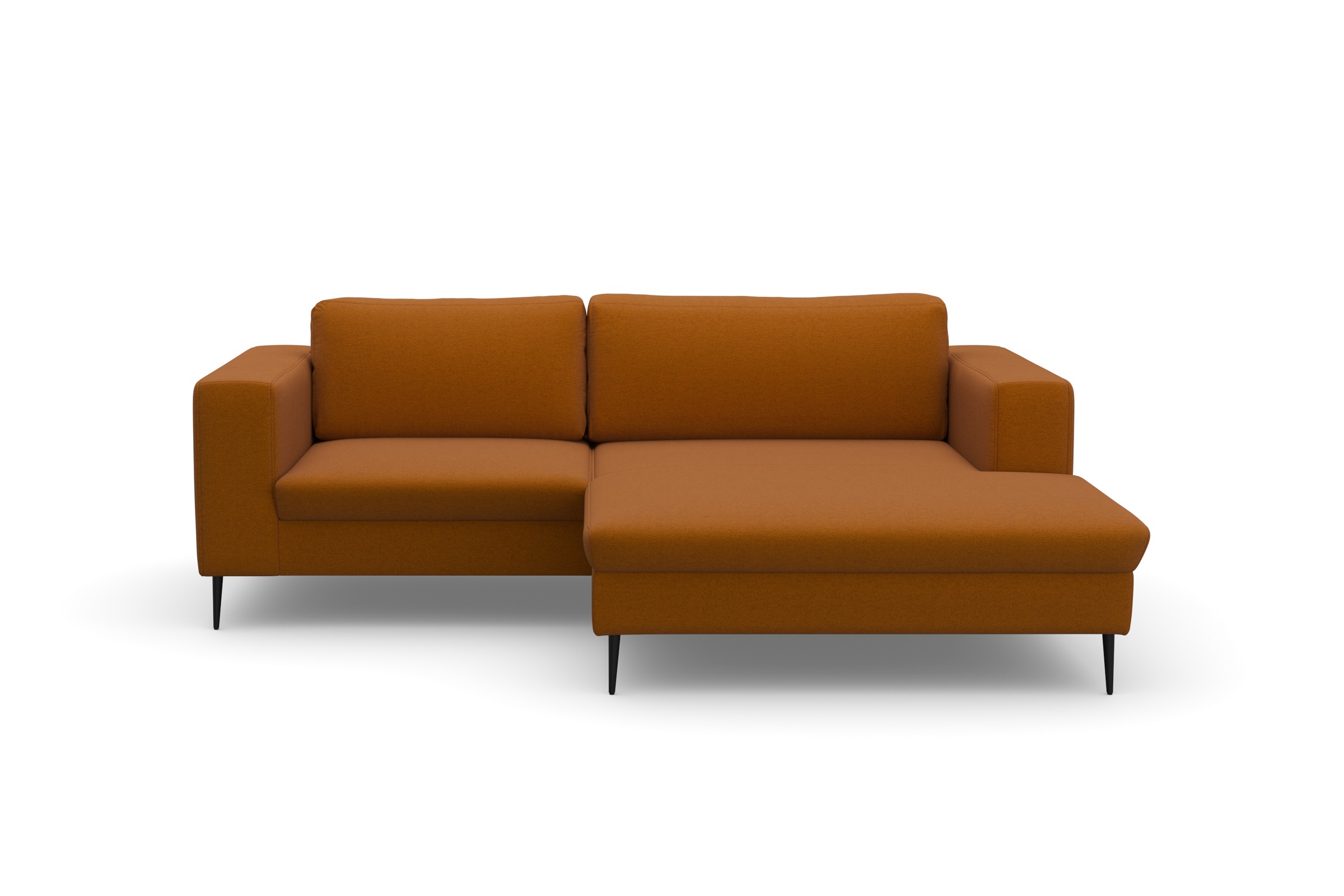 DOMO collection Ecksofa »Modica kompakt und elegant, Breite 244, L-Form«, moderne Optik mit extrabreiter Recamiere, auch in Cord
