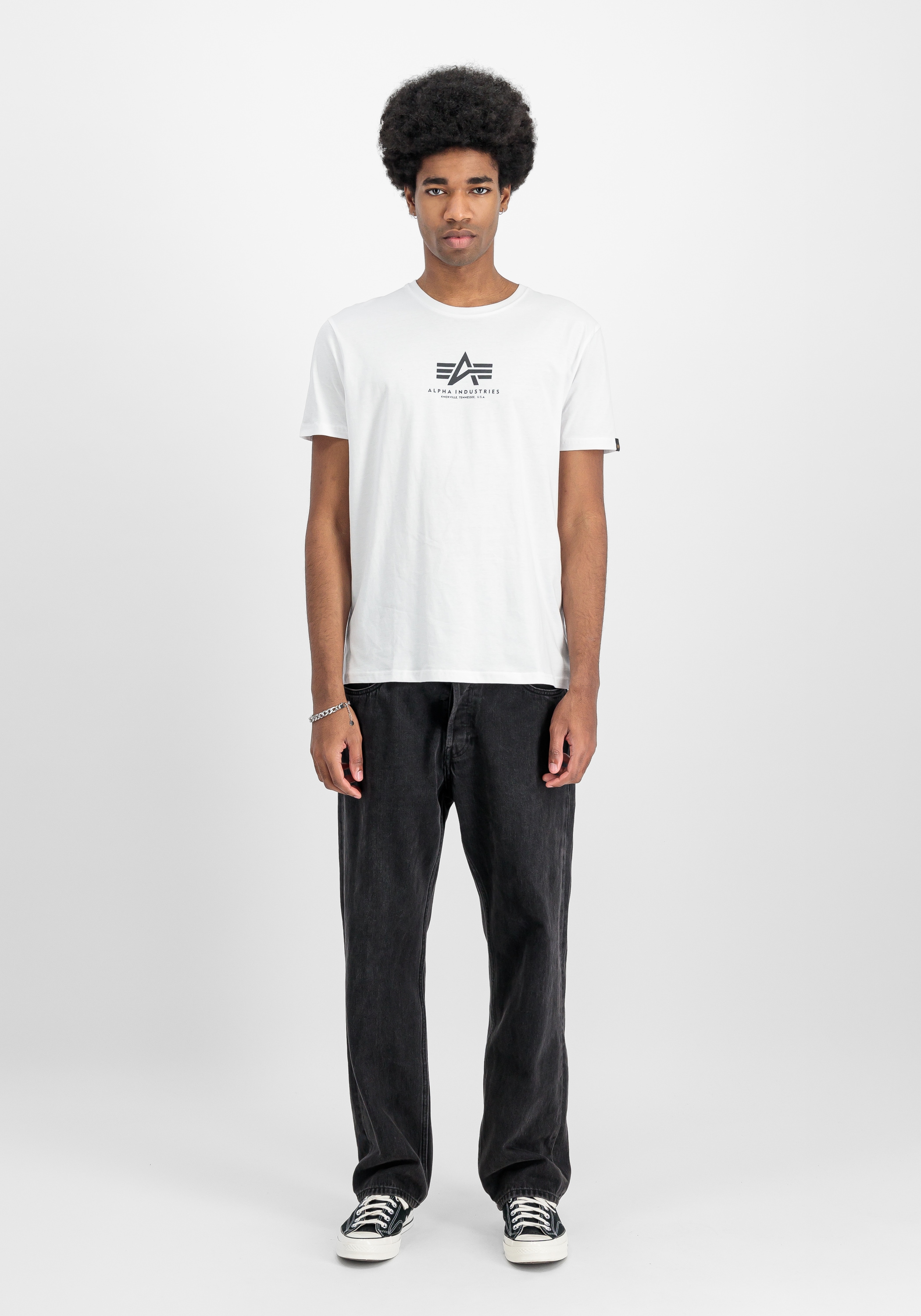 Alpha Industries T-Shirt »Alpha Industries Men - T-Shirts Basic T Mid Logo«