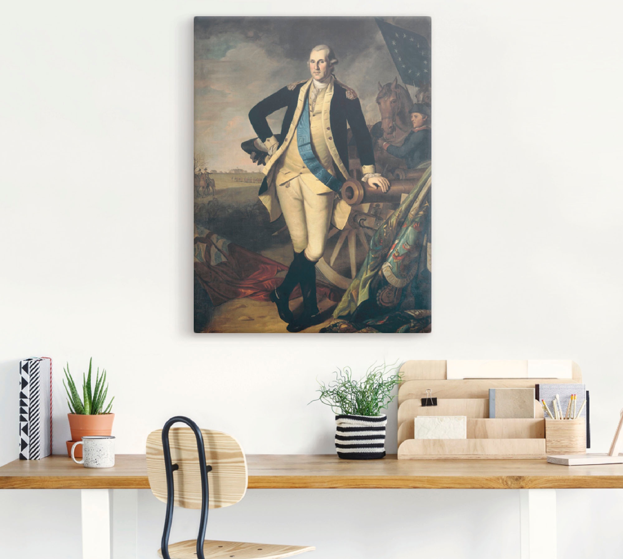 Artland Wandbild »George Washington in Princeton. 1779«, Menschen, (1 St.), als Leinwandbild, Wandaufkleber oder Poster in versch. Größen