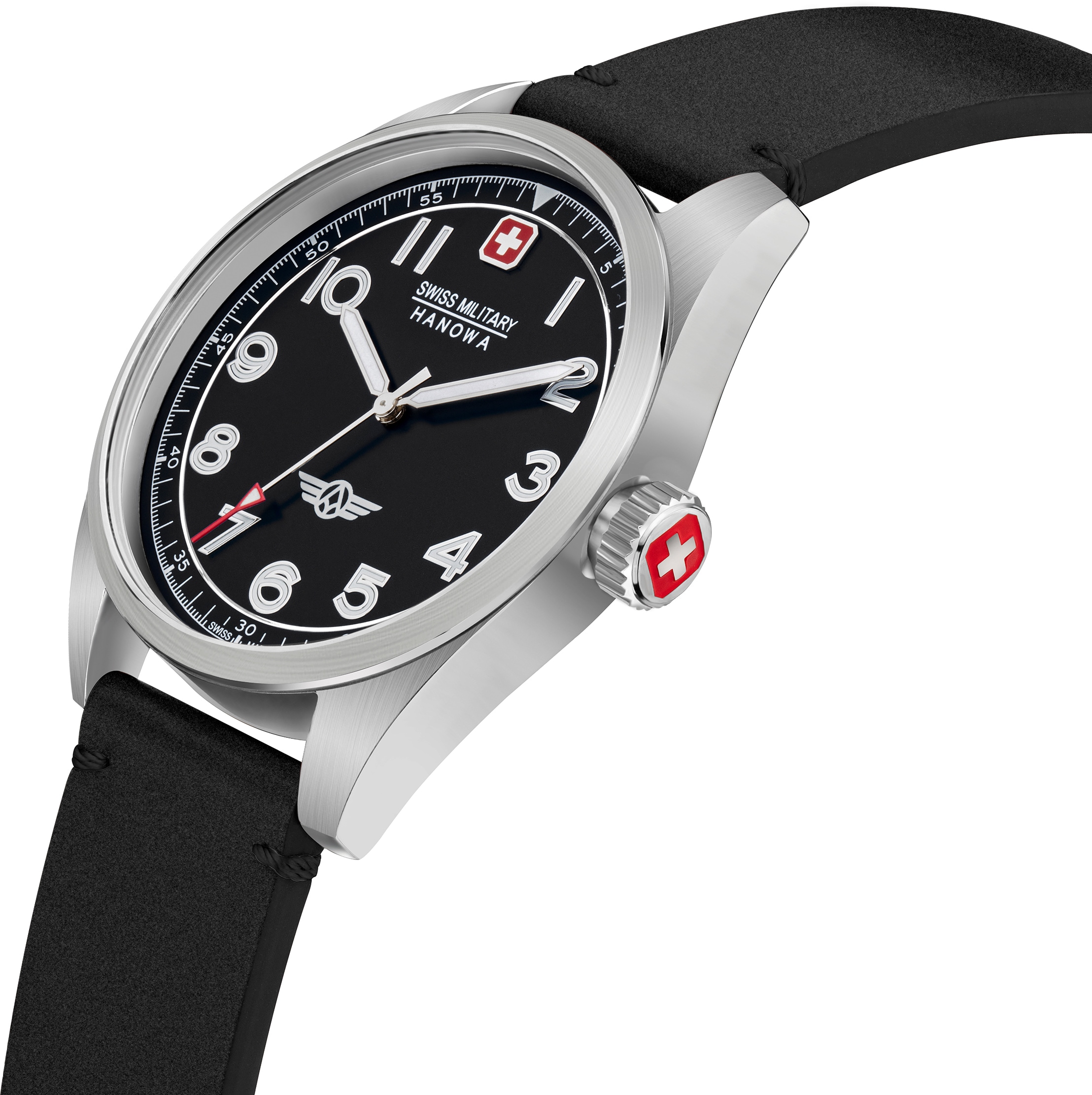 Swiss Military Hanowa Schweizer Uhr »FALCON, SMWGA2100401«, Quarzuhr, Armbanduhr, Herrenuhr, Swiss Made, Saphirglas