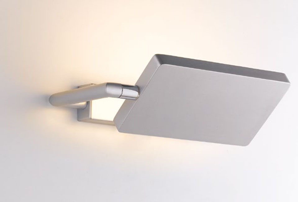 LUCE Design LED Wandstrahler »BOOK«, LED fest integriert, Leuchtenkopf schw günstig online kaufen