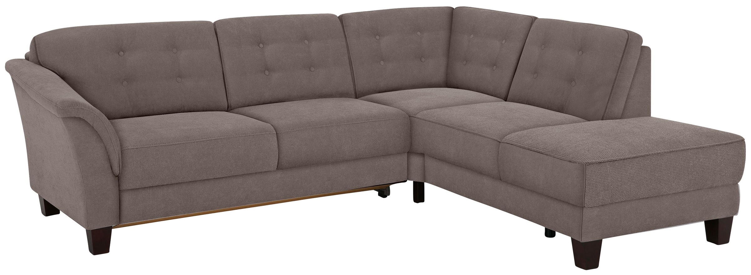 Home affaire Ecksofa »Trondheim L-Form«, mit Federkern und Knopfheftung im günstig online kaufen
