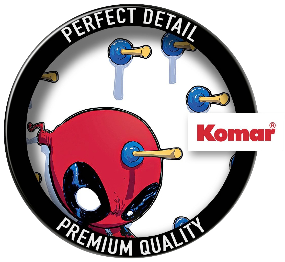 Komar Wandtattoo »Deadpool Shootout - Größe 50 x 70 cm«, (19 St.), selbstklebend, Wandsticker, Kinderzimmer