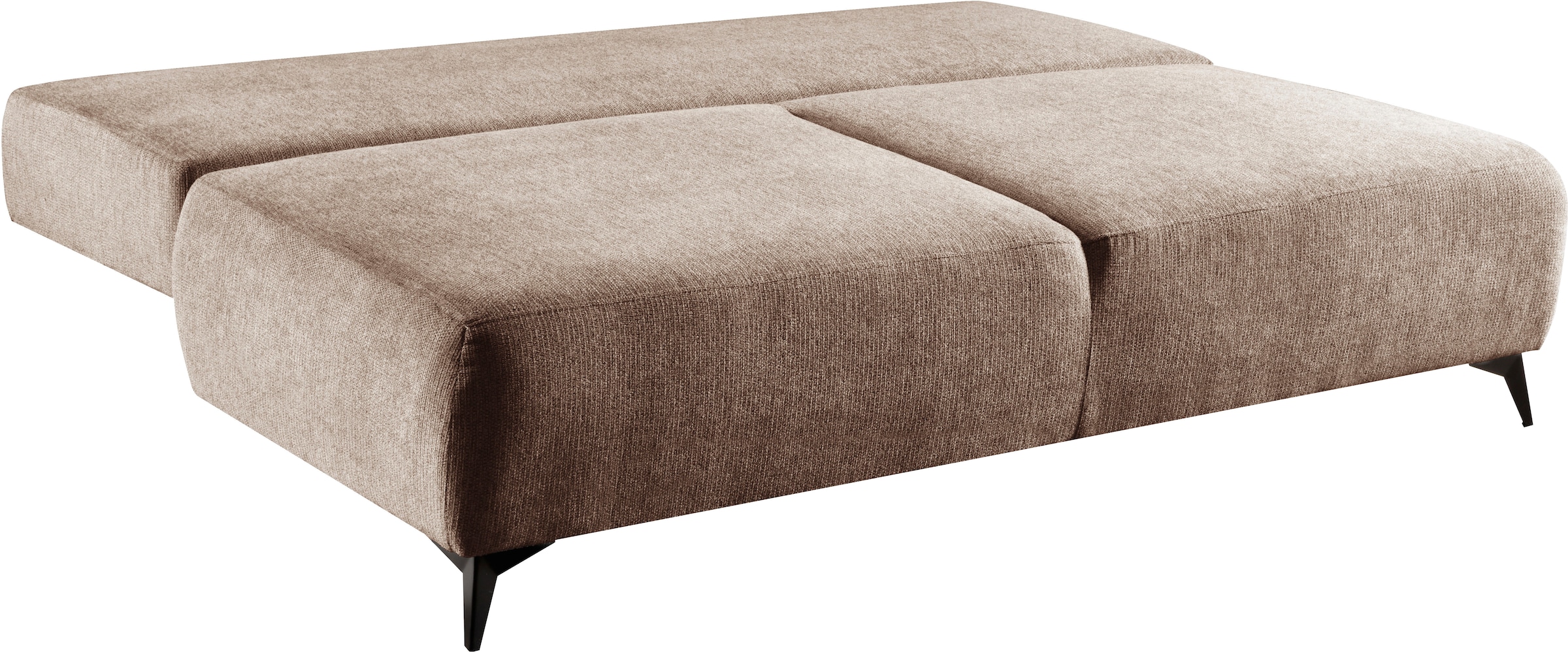 WERK2 Schlafsofa »Valerie mit Komfortsitz- und Liegehöhe, Breite 200cm,«, bequemes 2-Sitzer Schlafcouch mit Bettkasten