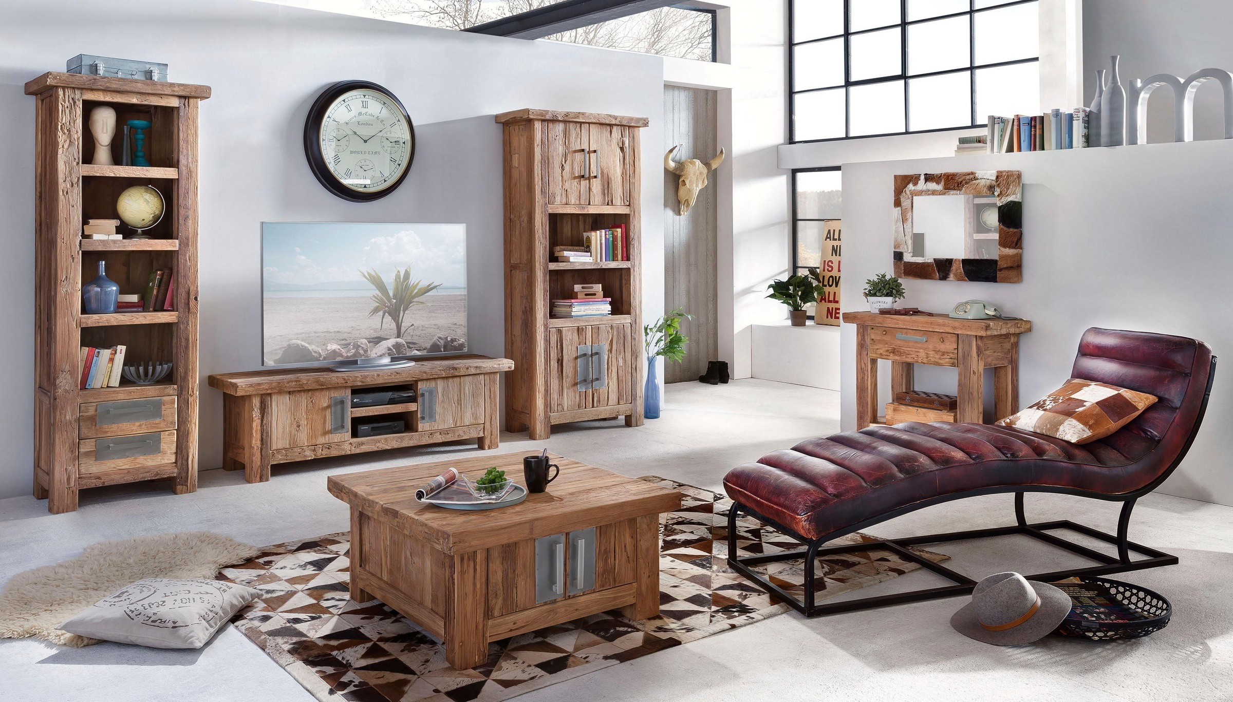 SIT Couchtisch »Coral«, aus recyceltem Teak-Altholz