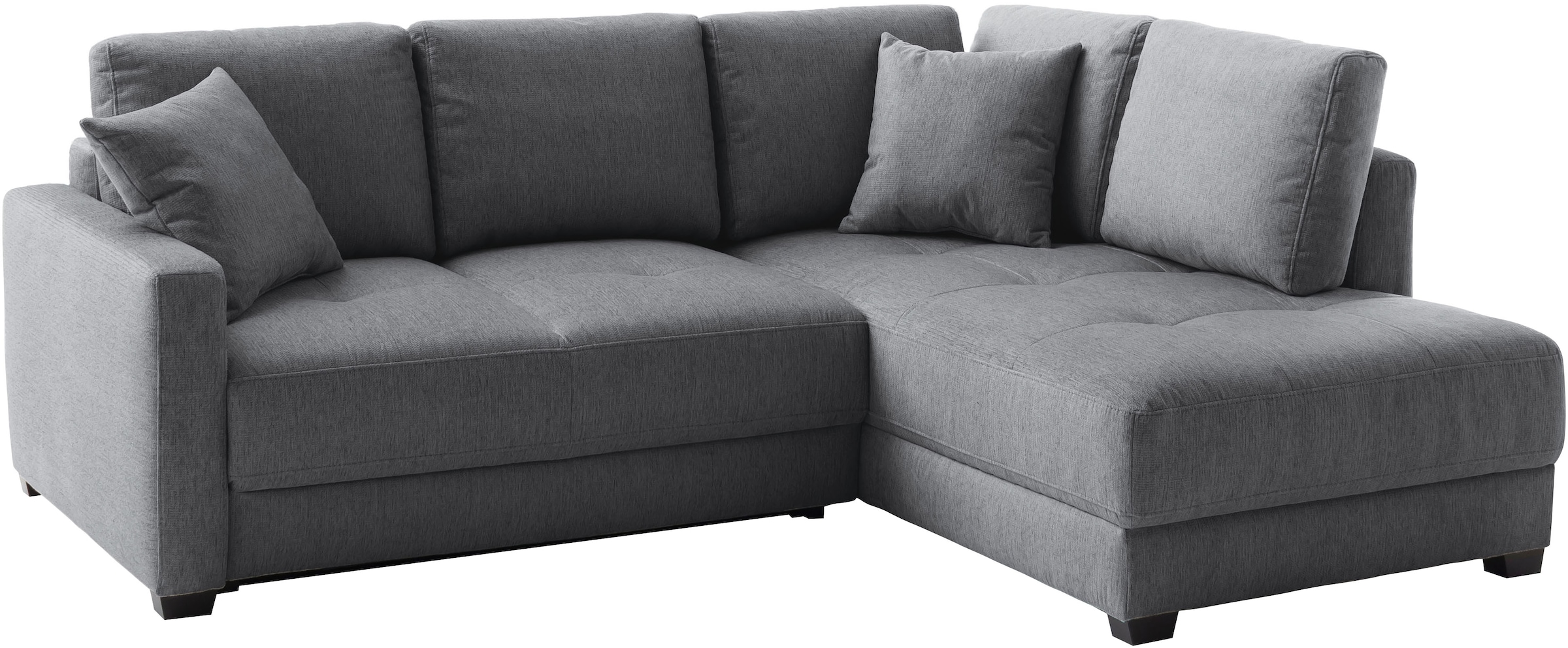 Mr. Couch Ecksofa »Pierre, L-Form mit Taschenfederkern«, mit DuraSpring-Taschenfederkern bis 140 kg belastbar
