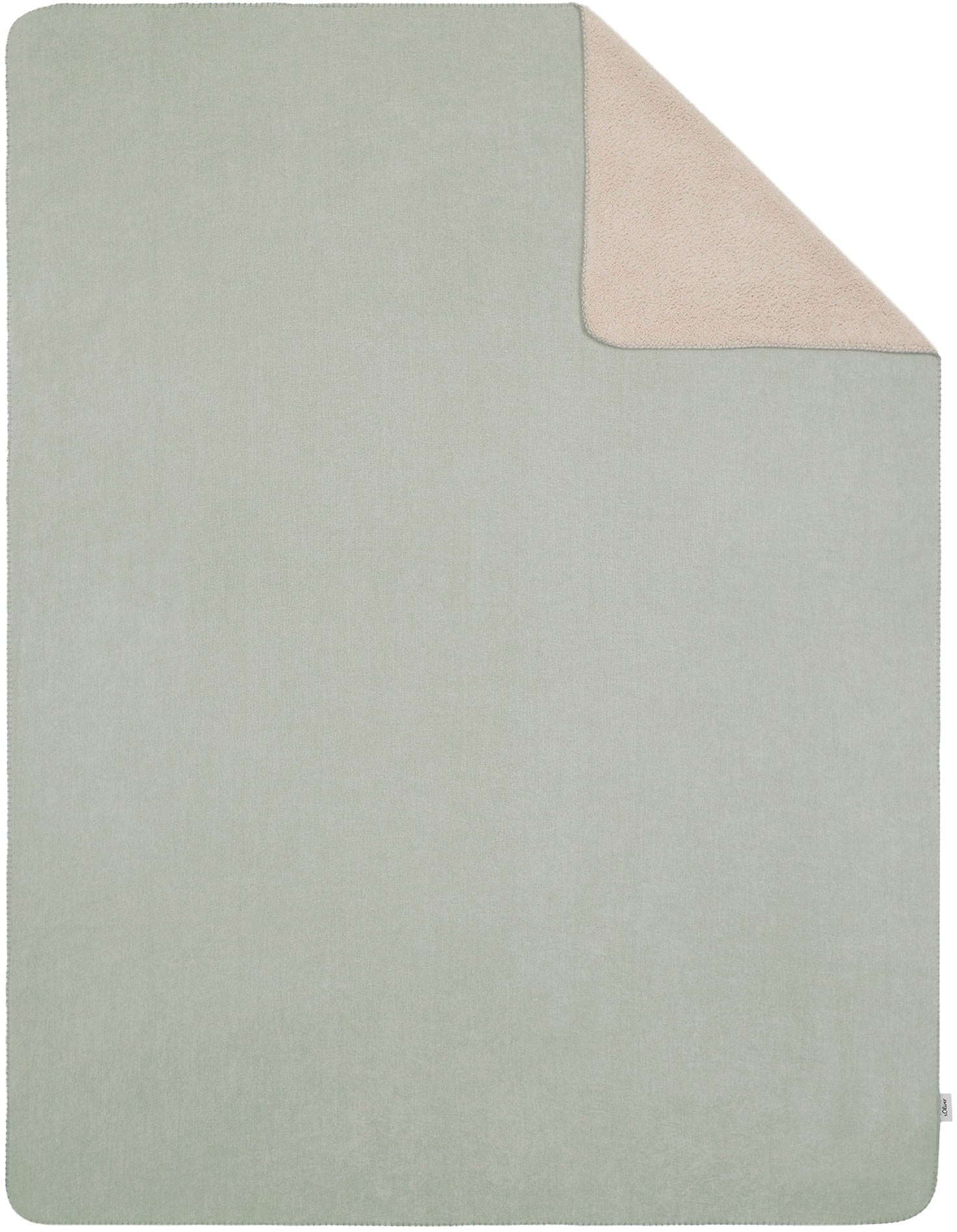 s.Oliver Wohndecke "s.Oliver Lounge Decke" trendige Doubleface-Optik günstig online kaufen