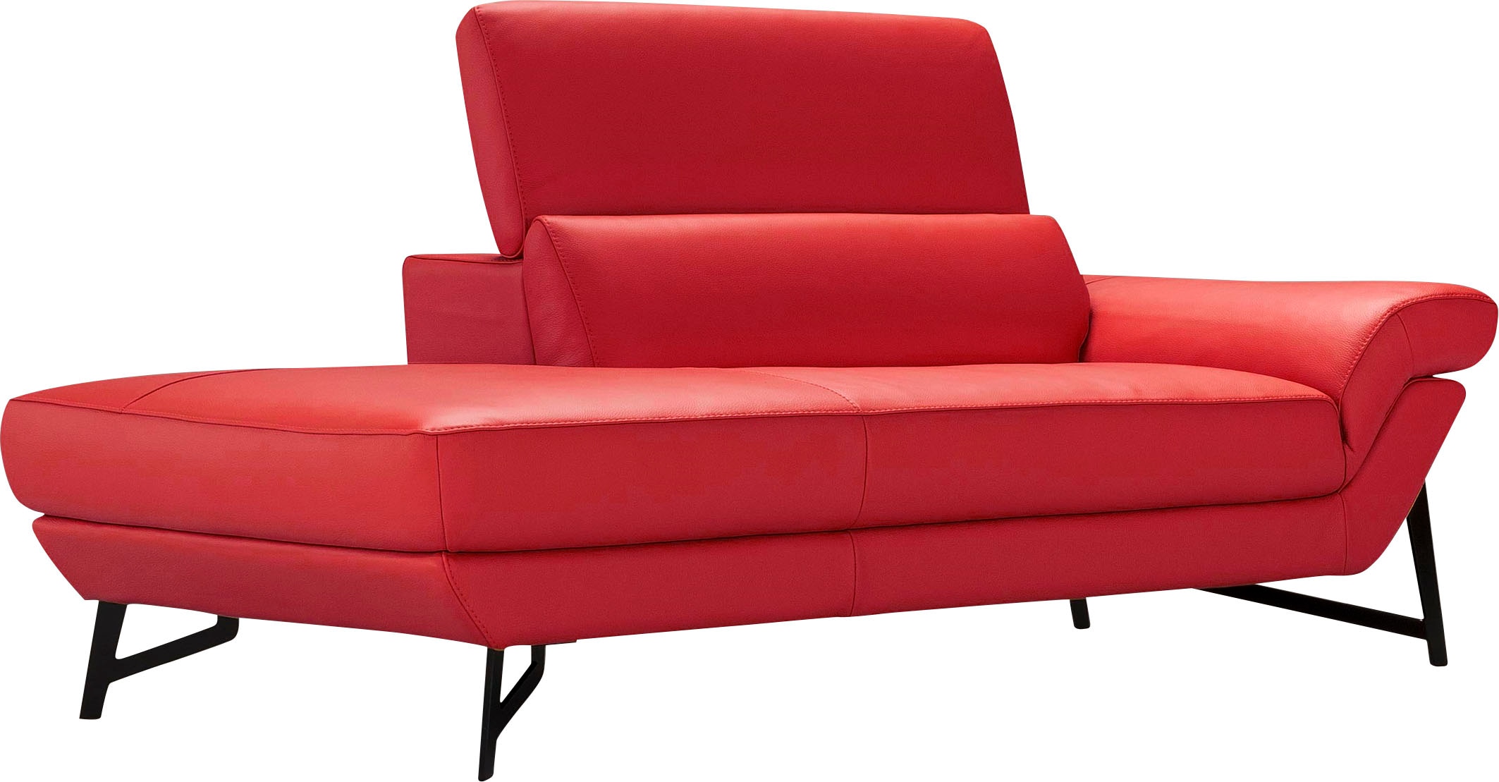 Egoitaliano Ottomane »Narcisa, Designsofa«, mit verstellbarer Kopfstütze, Solitärmöbel als Blickfang