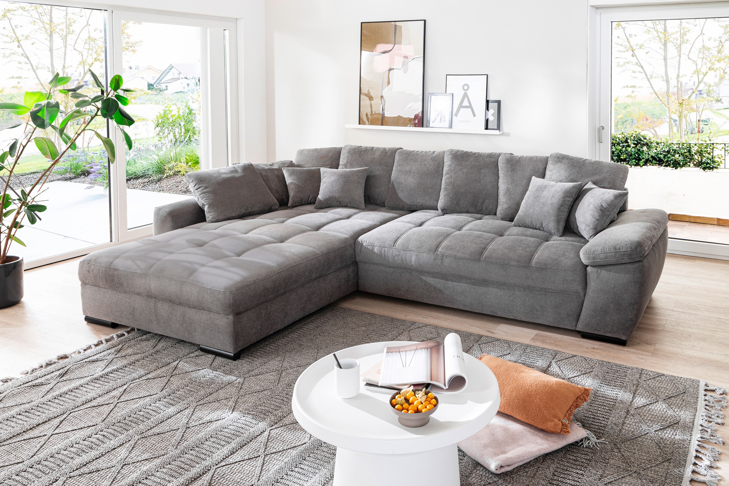 Mr. Couch Ecksofa »Richmond, L-Form mit Kaltschaum« günstig online kaufen
