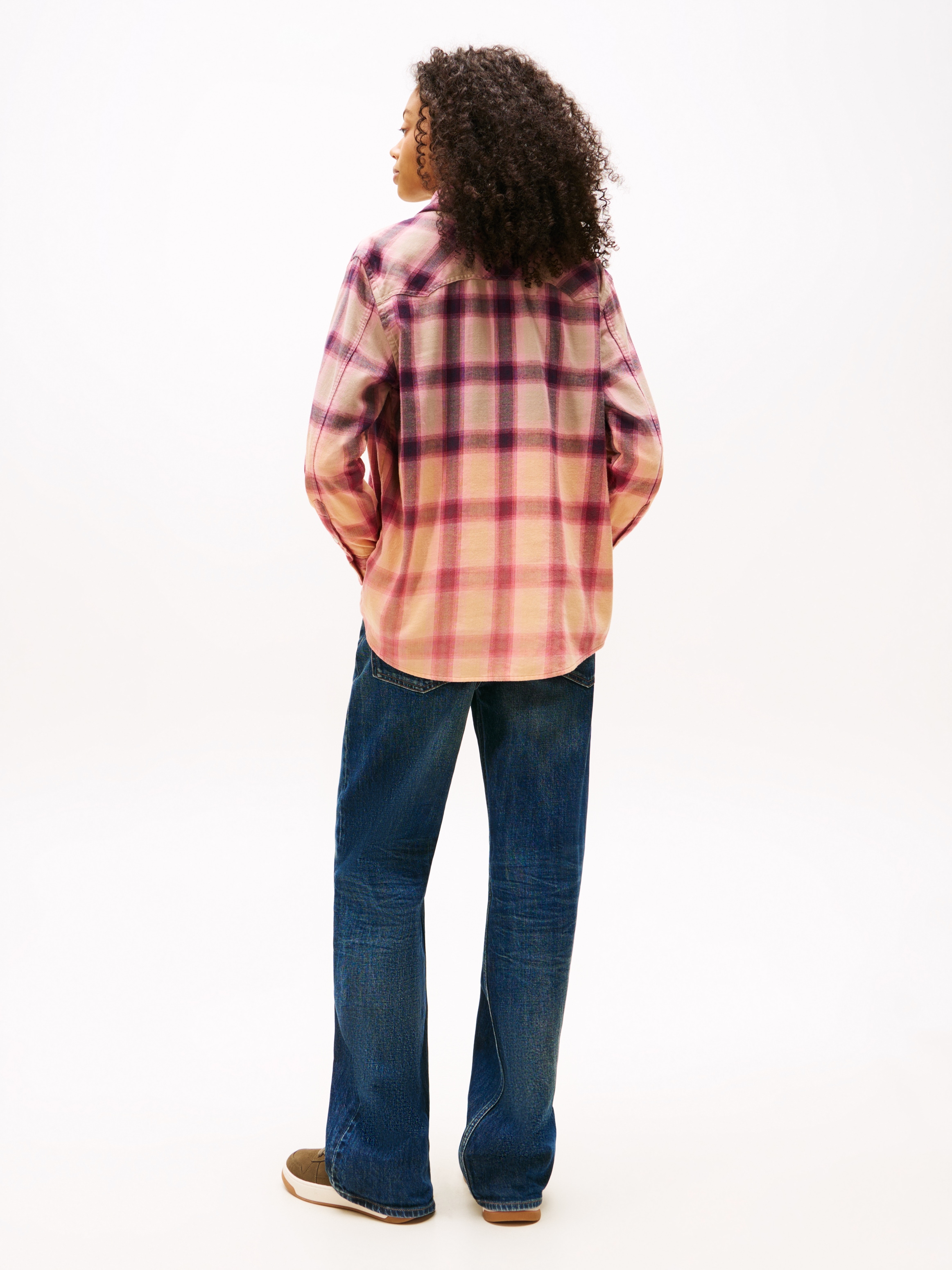 Tommy Jeans Flanellbluse »TJW RLX FLANNEL SHIRT« aus weicher Flanell Qualität