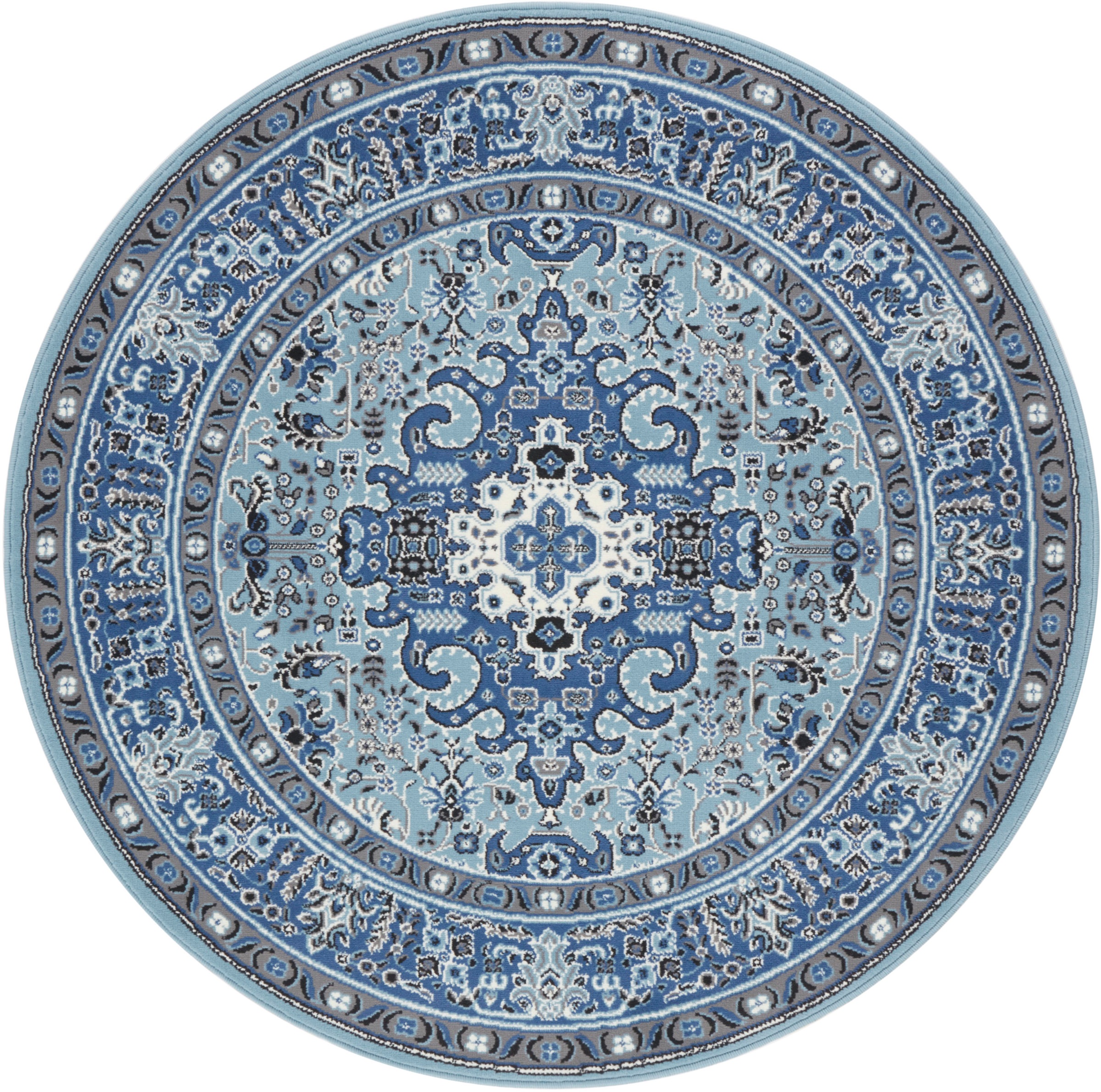 HANSE Home Teppich »Skazar Isfahan«, rund, 9 mm Höhe, Kurzflor, Orient, Tep günstig online kaufen