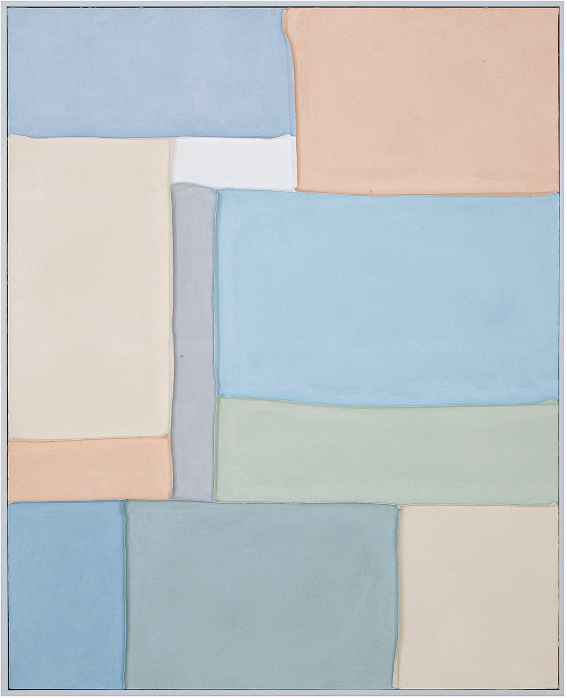 GILDE Bild mit Rahmen »Bild rechteckig Cubic mehrfarbig H. 102 cm« 1 Stk. t günstig online kaufen