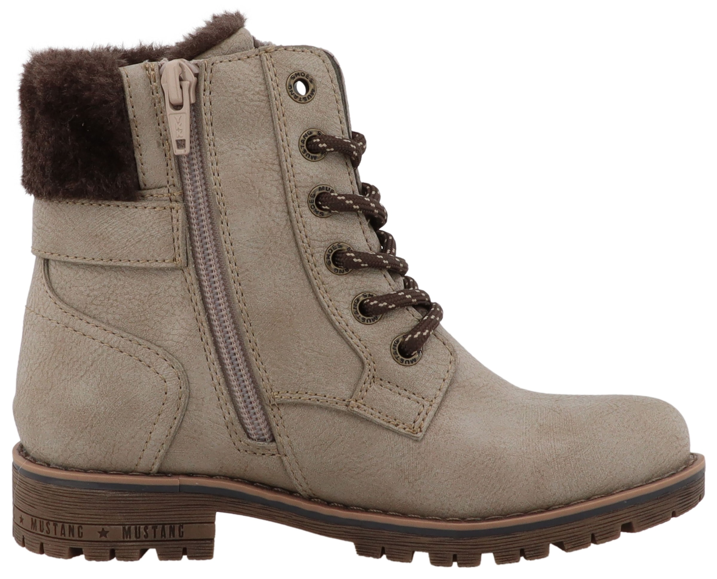 Mustang Shoes Winterstiefel »Matilde«  Oudoorboots, Schnürstiefel mit Warmfutter