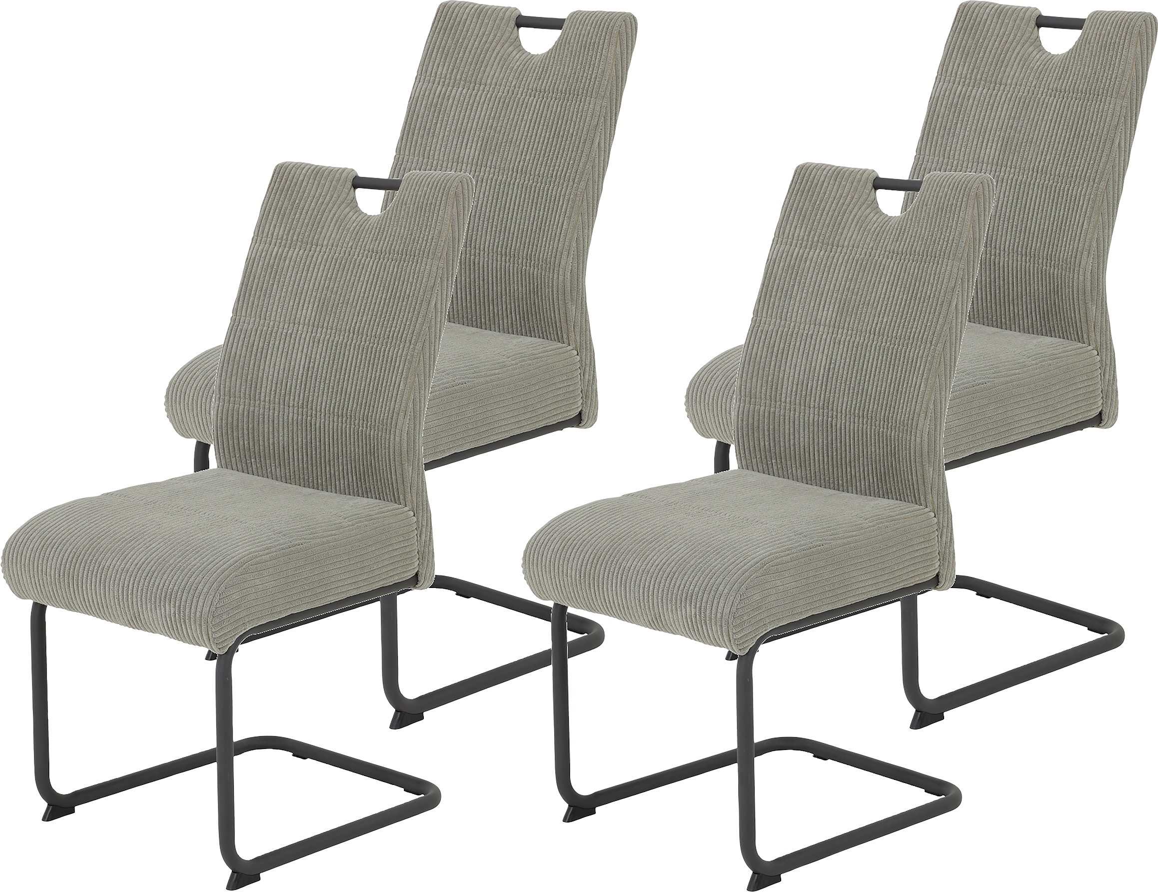 HELA Freischwinger »MERKUR XL«, (Set), 4 St., Breitcord, Federkern, 140 Kg günstig online kaufen