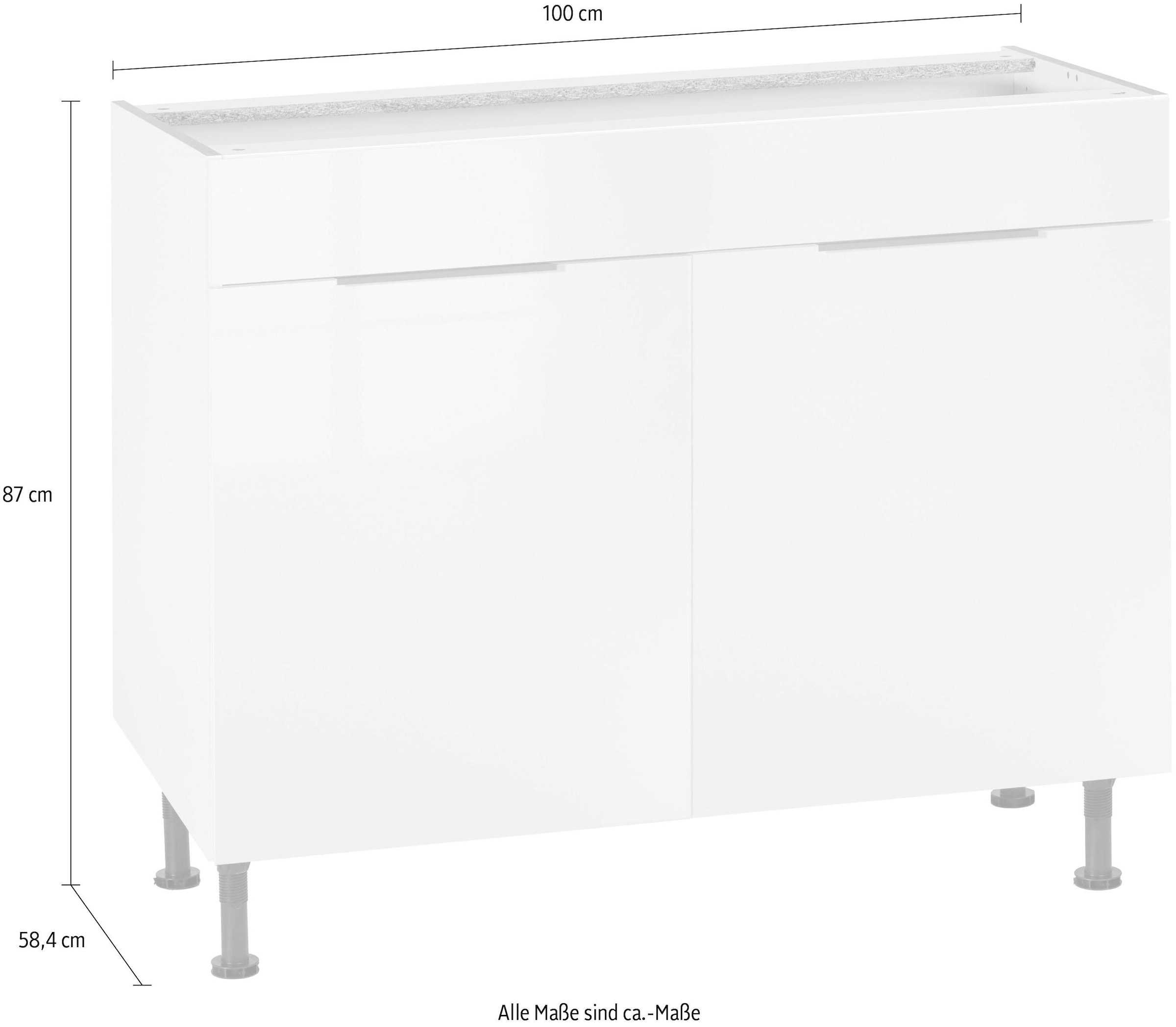OPTIFIT Spülenschrank »Tara«, Breite 100 cm