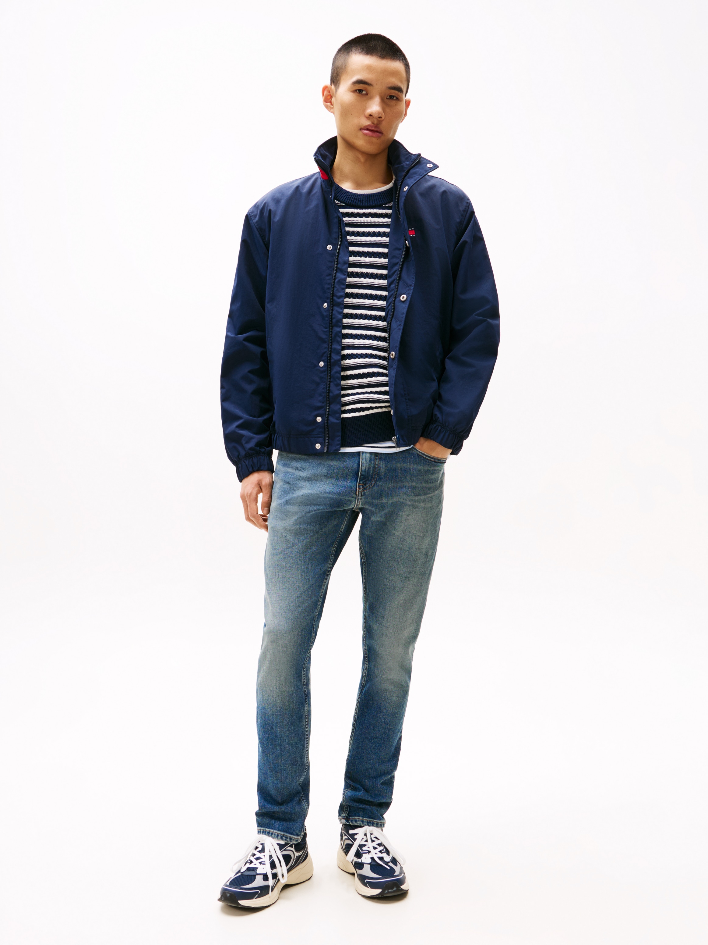 Tommy Jeans Slim-fit-Jeans »Scanton Slim Denim«, Mit Gürtelschlaufen