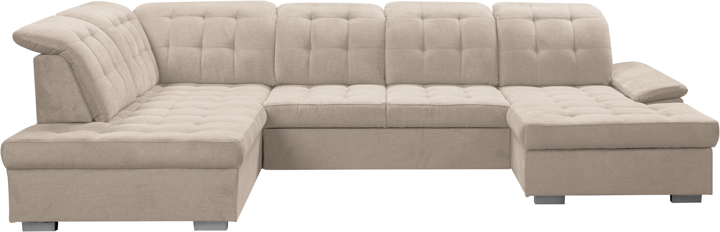 WERK2 Wohnlandschaft »Kordula-New Multifunktion Couch, Breite 332cm, bequem günstig online kaufen
