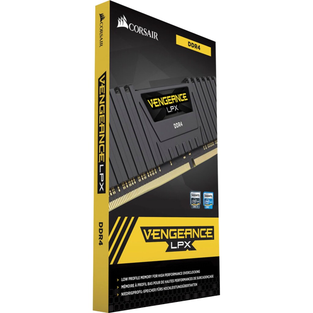 Corsair PC-Arbeitsspeicher »VENGEANCE® LPX 8 GB (2 x 4 GB) DDR4 DRAM 2400 MHz C16«