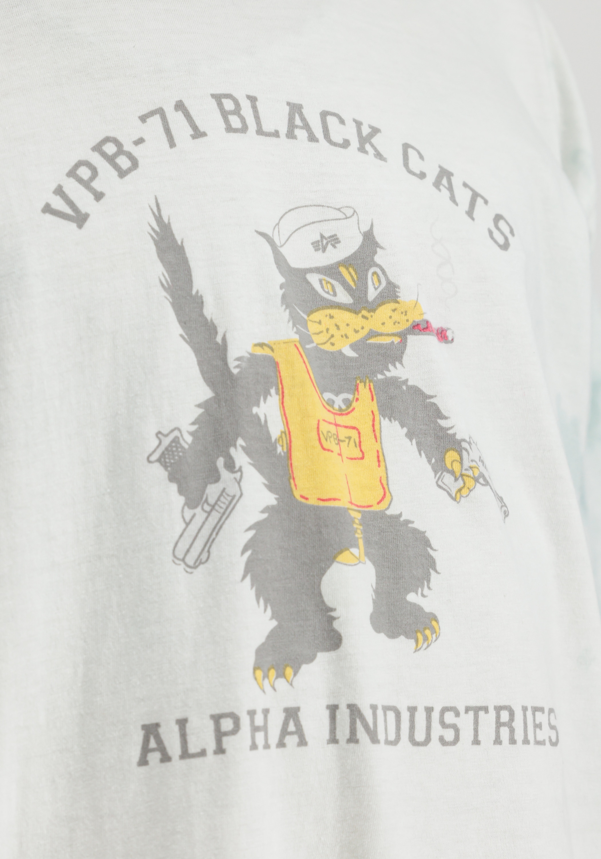 Alpha Industries T-Shirt »Alpha Industries Men - T-Shirts Black Cats T-Shirt«