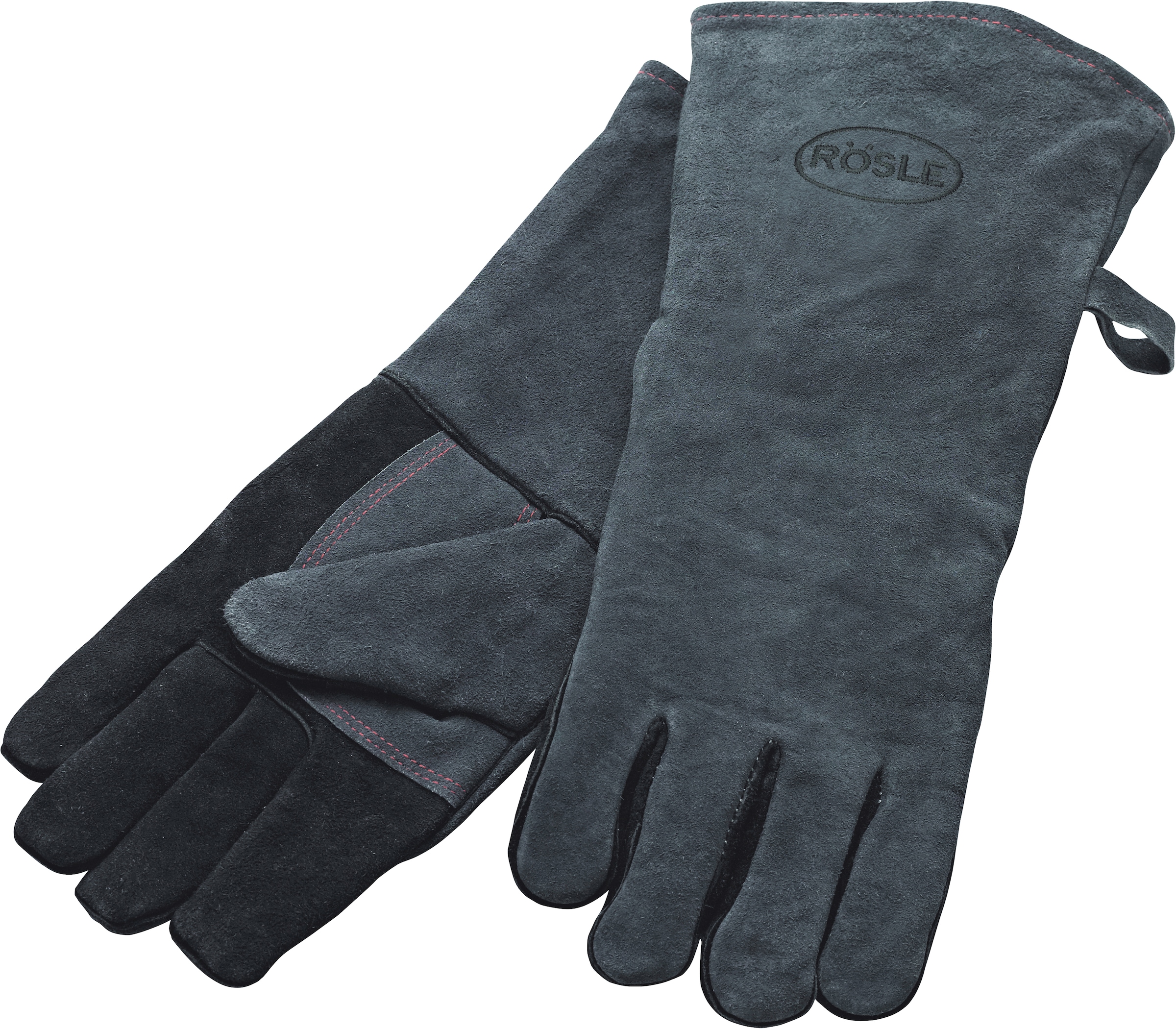 RÖSLE Grillhandschuhe »VIDERO, 25031«, Lederhandschuhe zum Schutz vor Verbrennungen, Universalgröße 24/XL