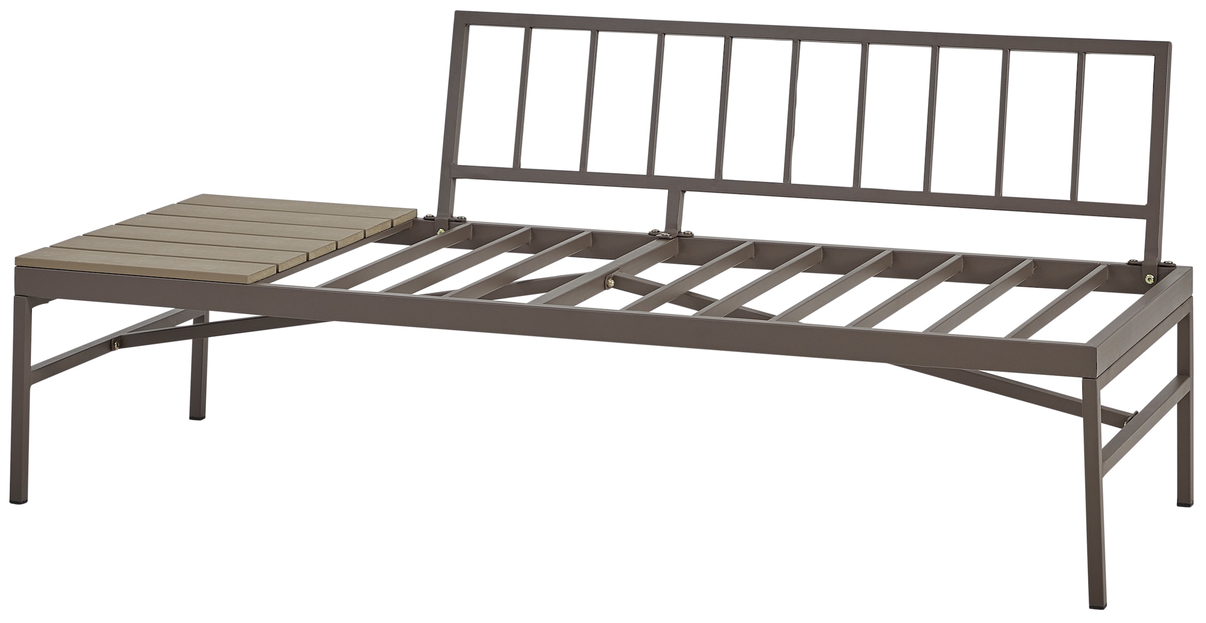 KONIFERA Gartenlounge-Set »Badalona«, (Set, 9 tlg.: 2x Bank, 1x Tisch 57x57), inkl. Auflagen