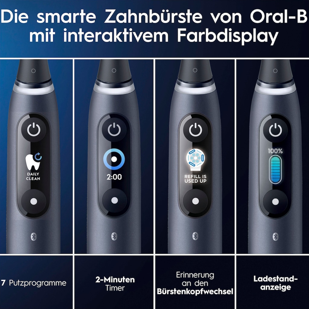 Oral-B Elektrische Zahnbürste »iO 9 Luxe Edition«, 1 St. Aufsteckbürsten