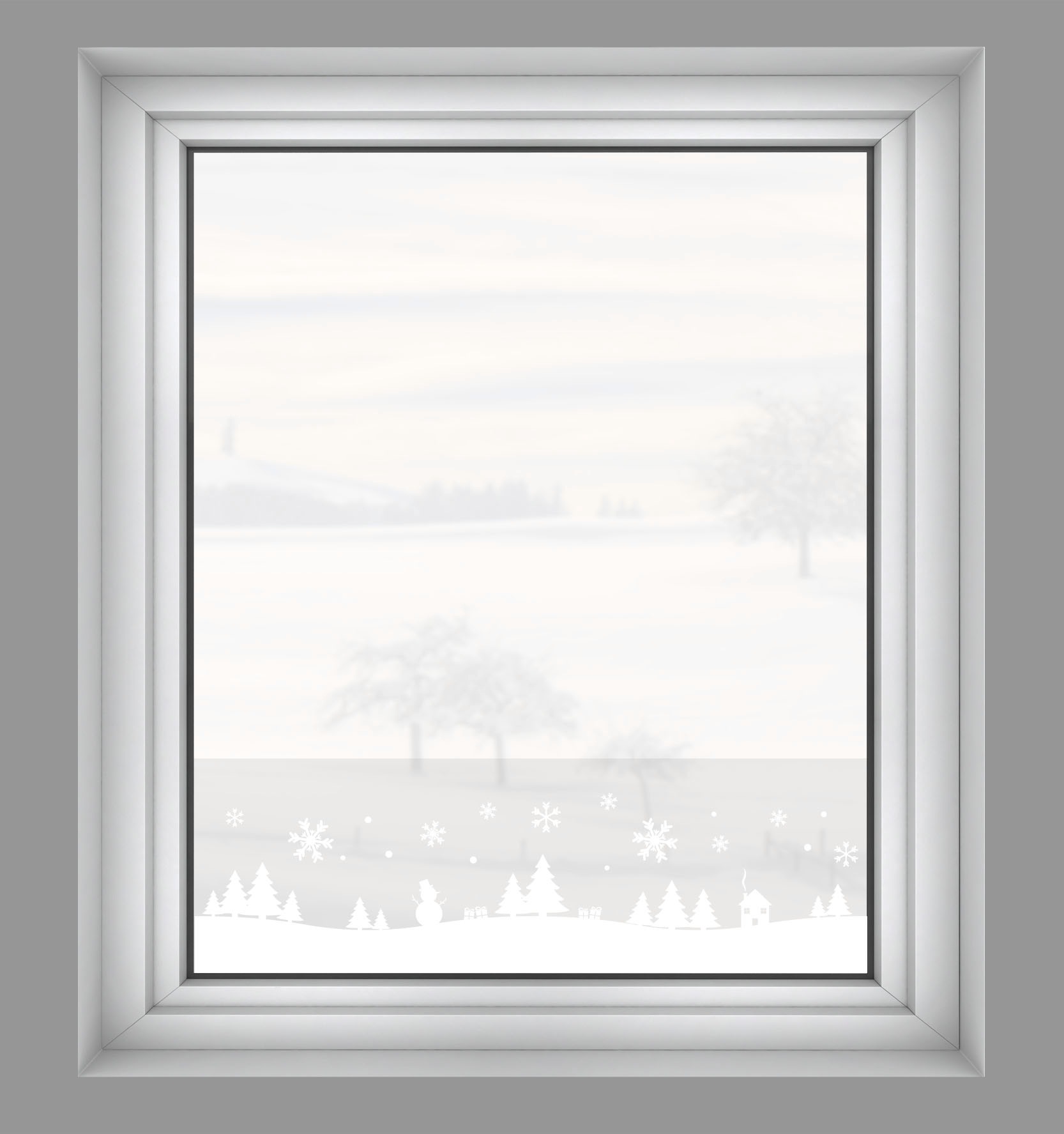 GARDINIA Fensterfolie »Statische Deko-Folie X-Mas Bäume halbtransparent 20 günstig online kaufen