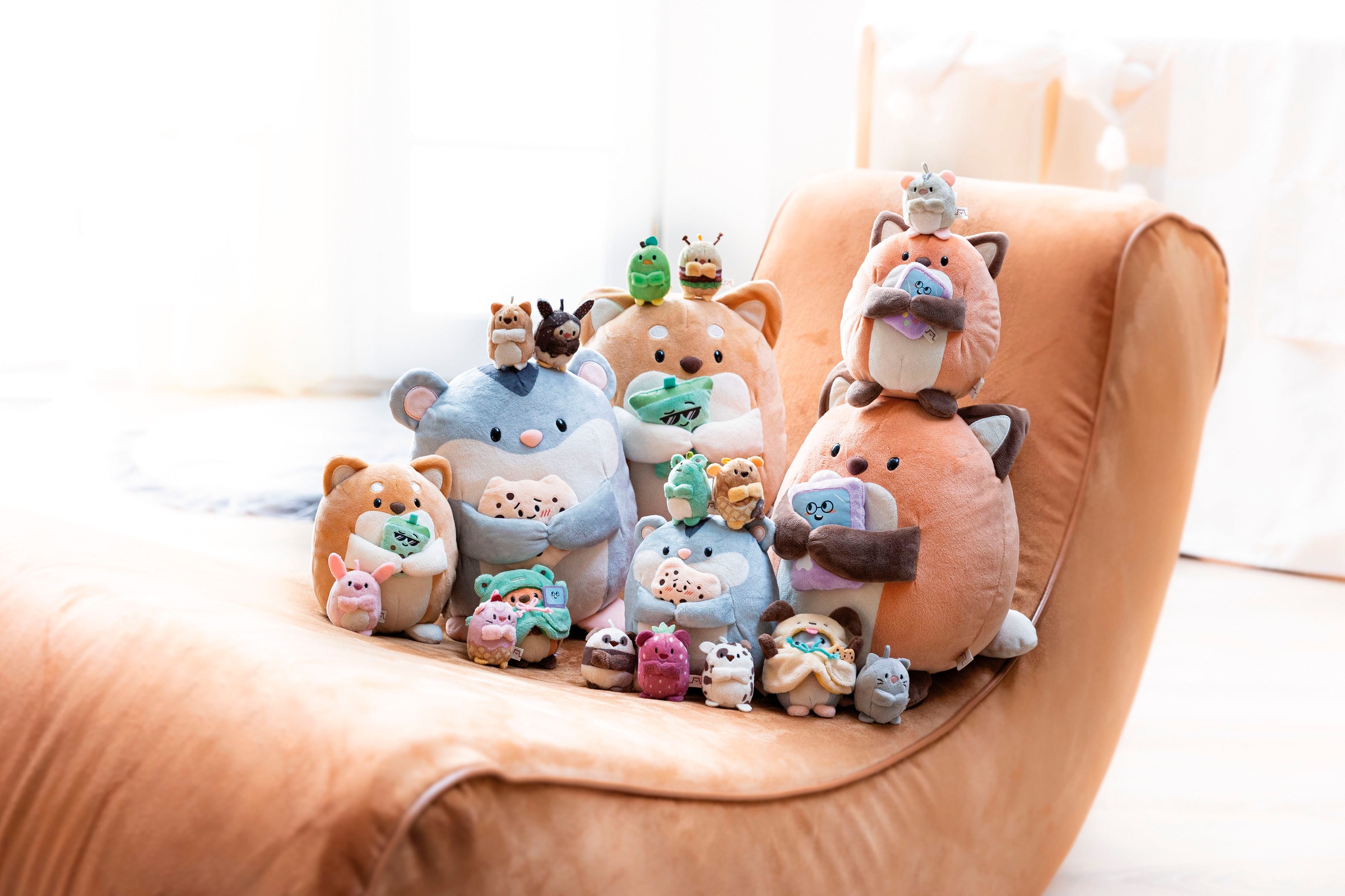 Nici Kuscheltier »mymochi, Hamster Shai 27 cm mit Keks«