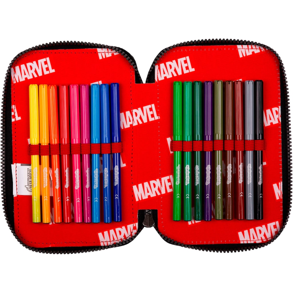 CoolPack Federmäppchen »Etui XL, Marvel, Avengers, mit 2 Reißverschlüssen«