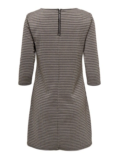 ONLY Jerseykleid »ONLBRILLIANT 3/4 CHECK DRESS«, mit Reißverschluss im Rücken